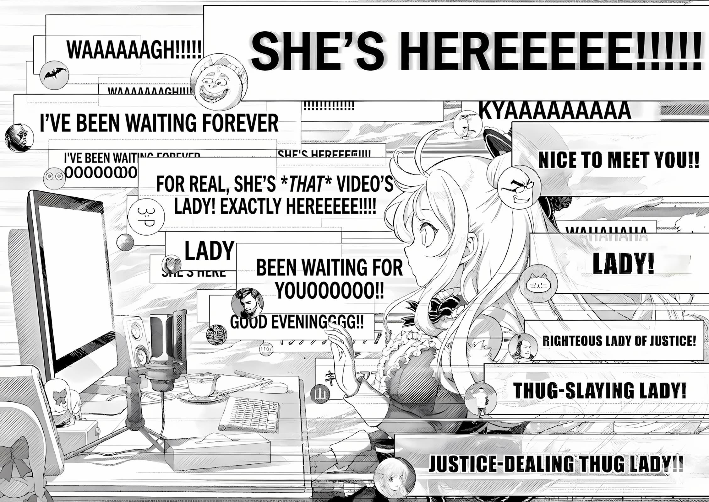 A Bottom-Tier Ojousama Dungeon Streamer Beats Up a Nuisance Streamer, Goes Viral, and Becomes a Legend?! Chapter 3 page 5 - Chapter 3