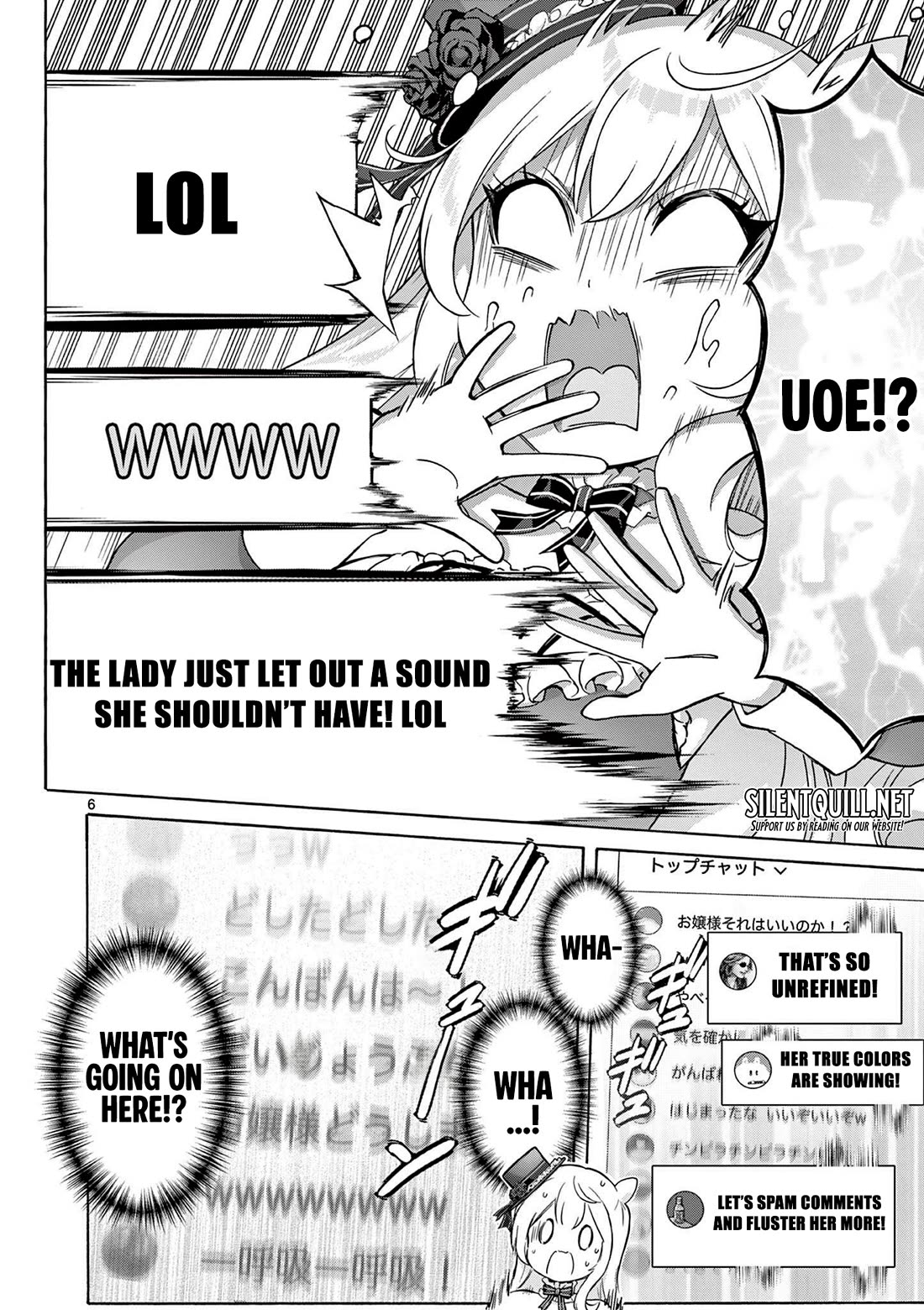 A Bottom-Tier Ojousama Dungeon Streamer Beats Up a Nuisance Streamer, Goes Viral, and Becomes a Legend?! Chapter 3 page 6 - Chapter 3