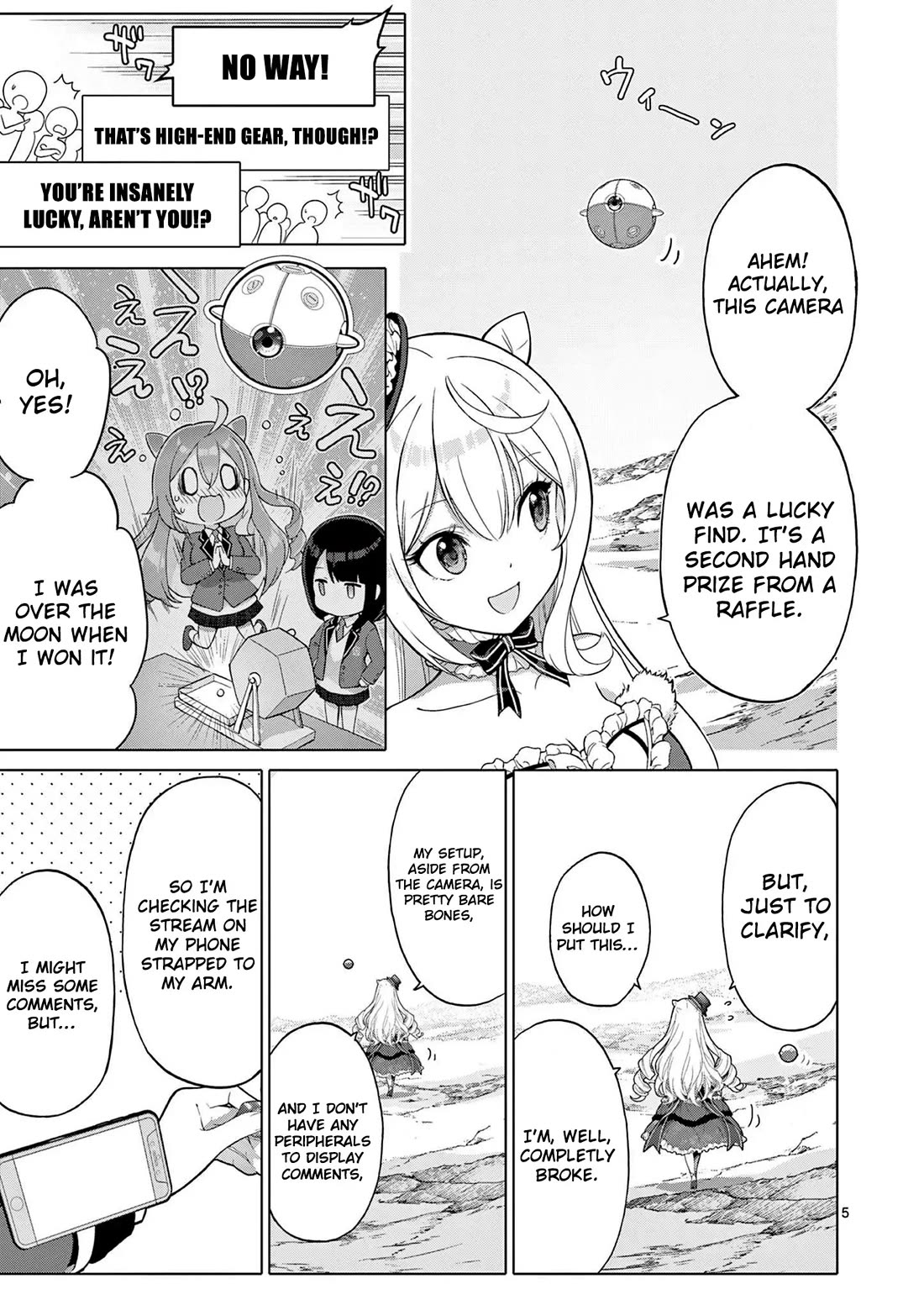 A Bottom-Tier Ojousama Dungeon Streamer Beats Up a Nuisance Streamer, Goes Viral, and Becomes a Legend?! Chapter 4 page 6 - Chapter 4