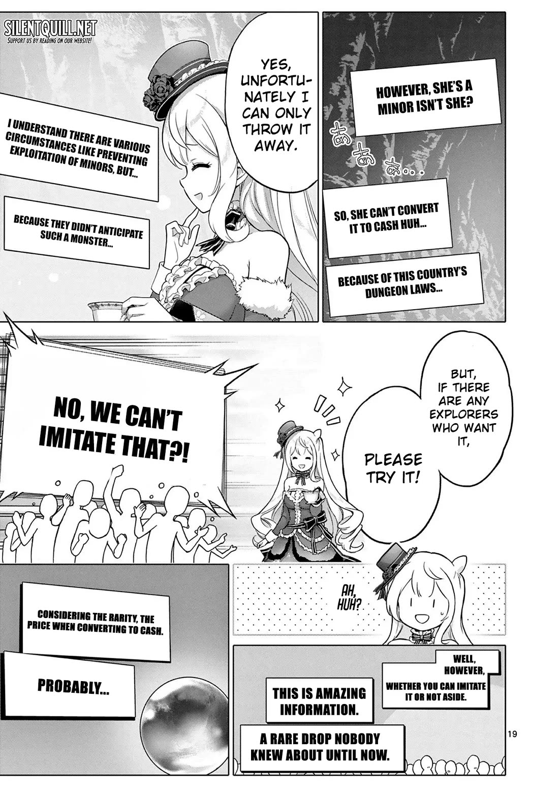 A Bottom-Tier Ojousama Dungeon Streamer Beats Up a Nuisance Streamer, Goes Viral, and Becomes a Legend?! Chapter 5 page 19 - Chapter 5