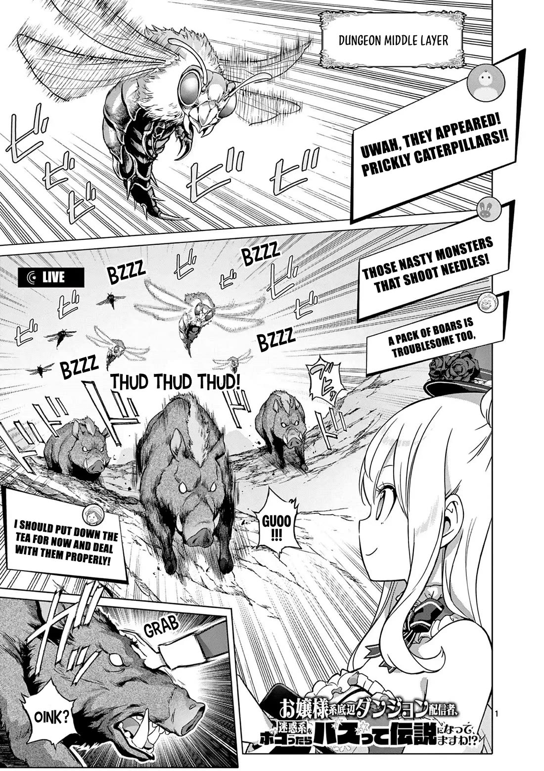 A Bottom-Tier Ojousama Dungeon Streamer Beats Up a Nuisance Streamer, Goes Viral, and Becomes a Legend?! Chapter 5 page 2 - Chapter 5