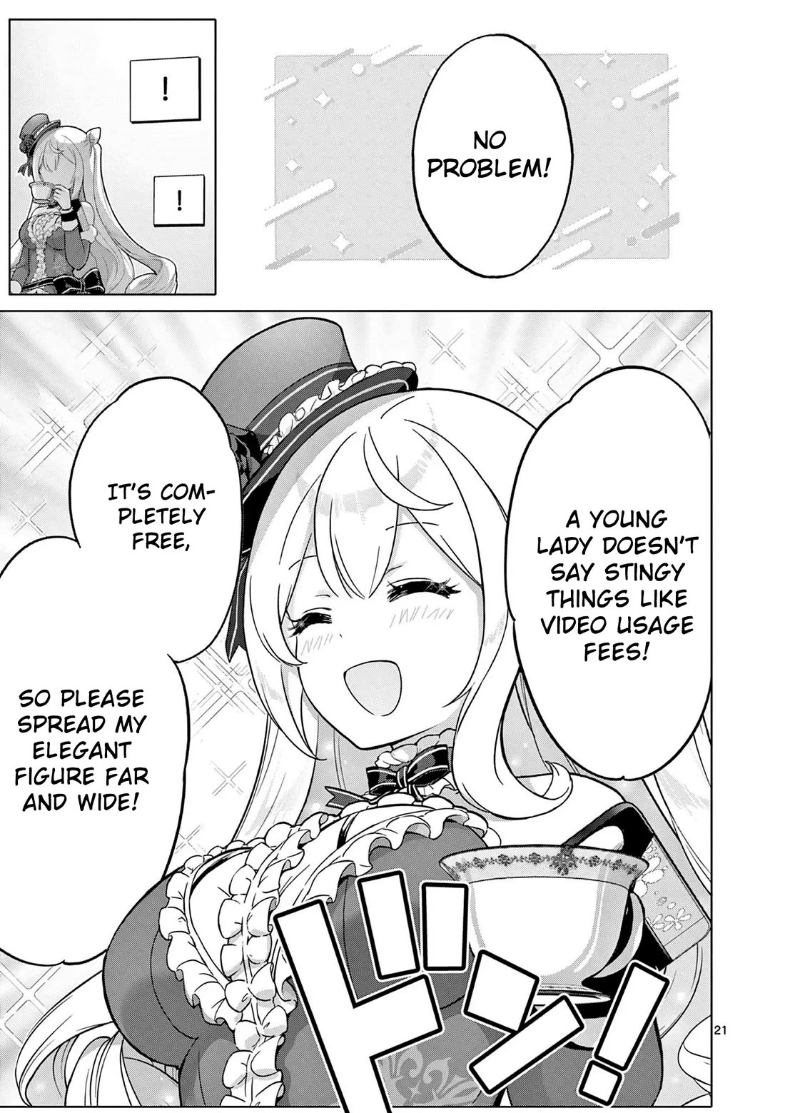 A Bottom-Tier Ojousama Dungeon Streamer Beats Up a Nuisance Streamer, Goes Viral, and Becomes a Legend?! Chapter 5 page 21 - Chapter 5