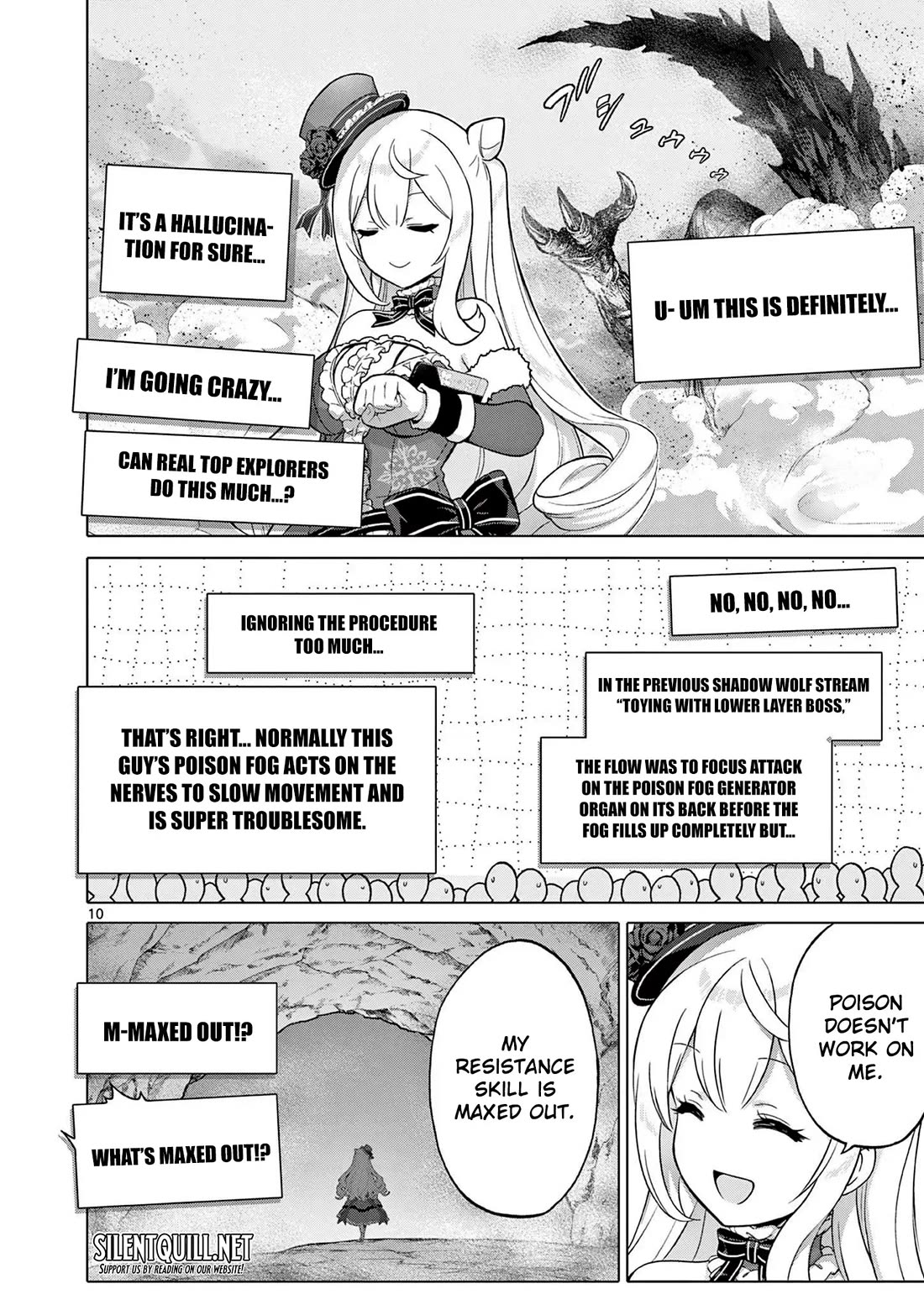 A Bottom-Tier Ojousama Dungeon Streamer Beats Up a Nuisance Streamer, Goes Viral, and Becomes a Legend?! Chapter 6 page 10 - Chapter 6