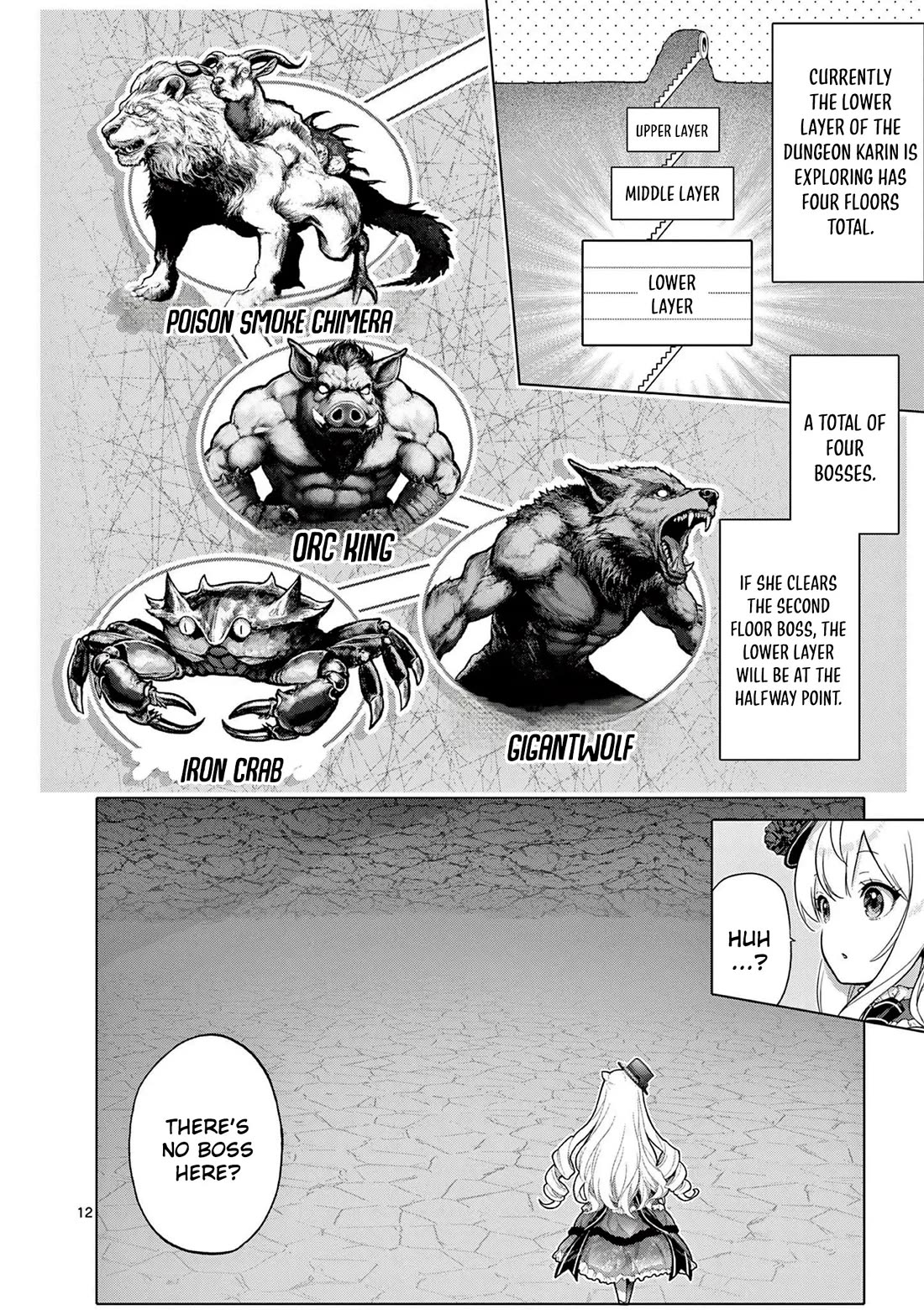A Bottom-Tier Ojousama Dungeon Streamer Beats Up a Nuisance Streamer, Goes Viral, and Becomes a Legend?! Chapter 6 page 12 - Chapter 6
