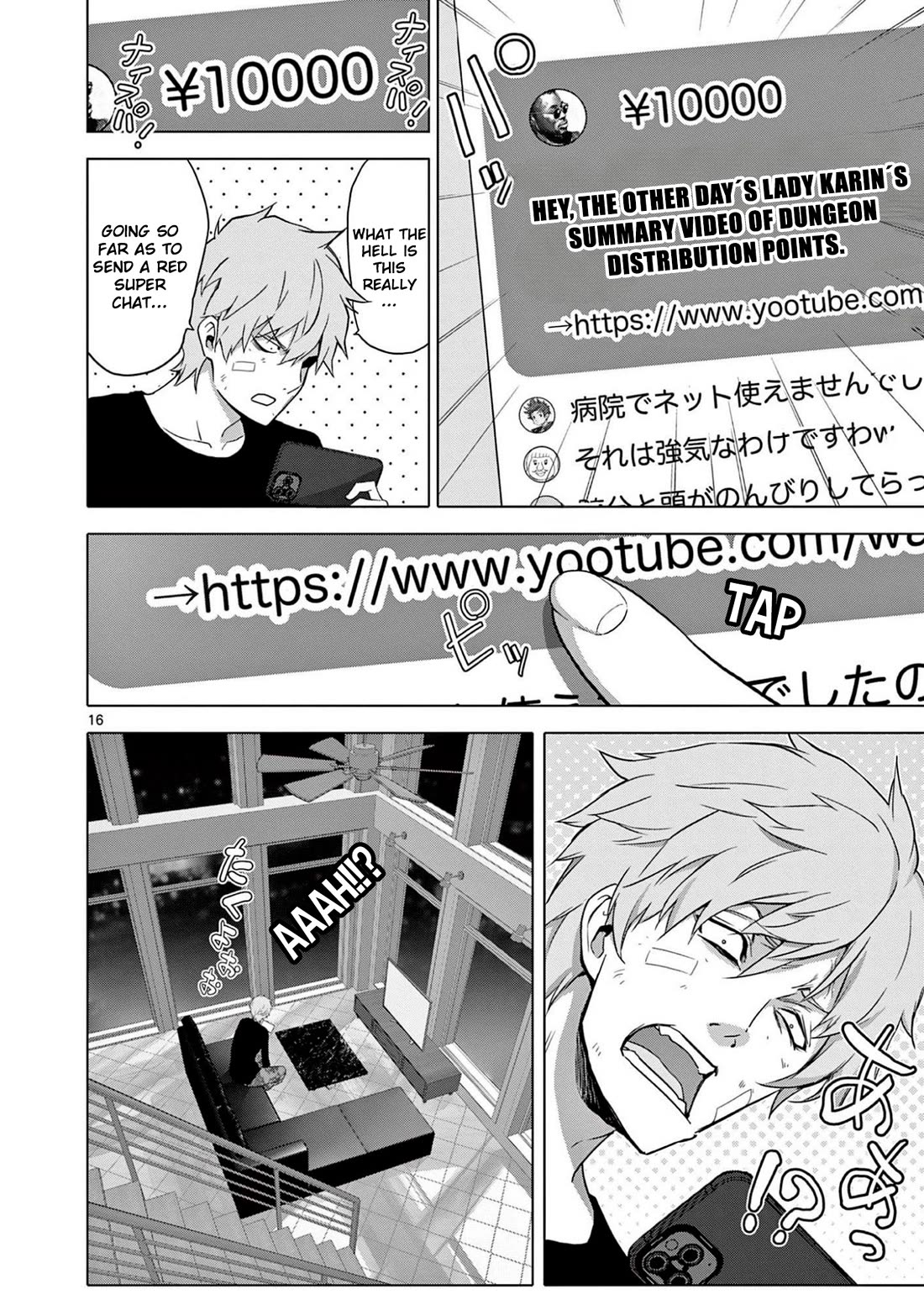 A Bottom-Tier Ojousama Dungeon Streamer Beats Up a Nuisance Streamer, Goes Viral, and Becomes a Legend?! Chapter 8 page 17 - Chapter 8