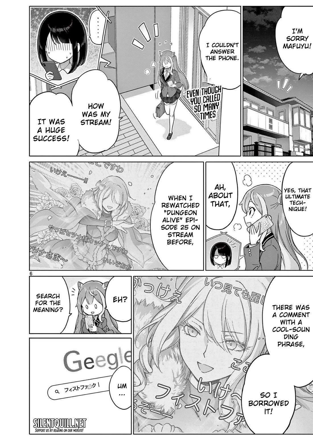 A Bottom-Tier Ojousama Dungeon Streamer Beats Up a Nuisance Streamer, Goes Viral, and Becomes a Legend?! Chapter 8 page 7 - Chapter 8
