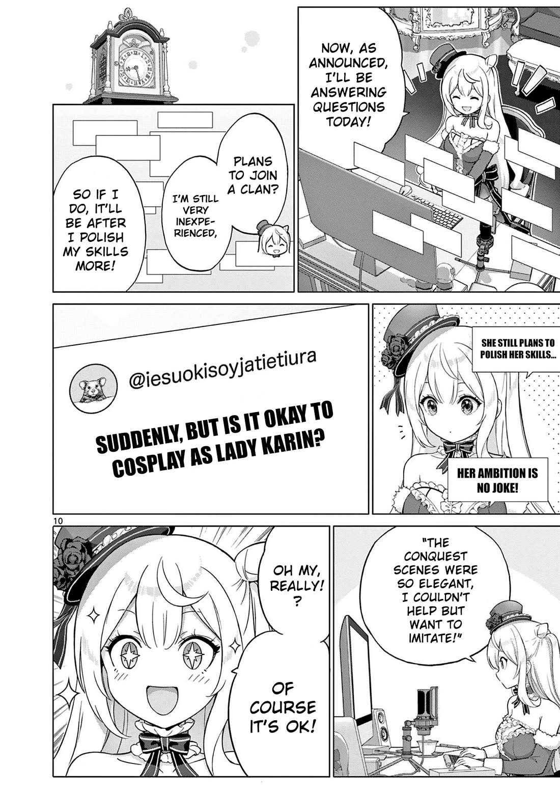 A Bottom-Tier Ojousama Dungeon Streamer Beats Up a Nuisance Streamer, Goes Viral, and Becomes a Legend?! Chapter 9 page 11 - Chapter 9