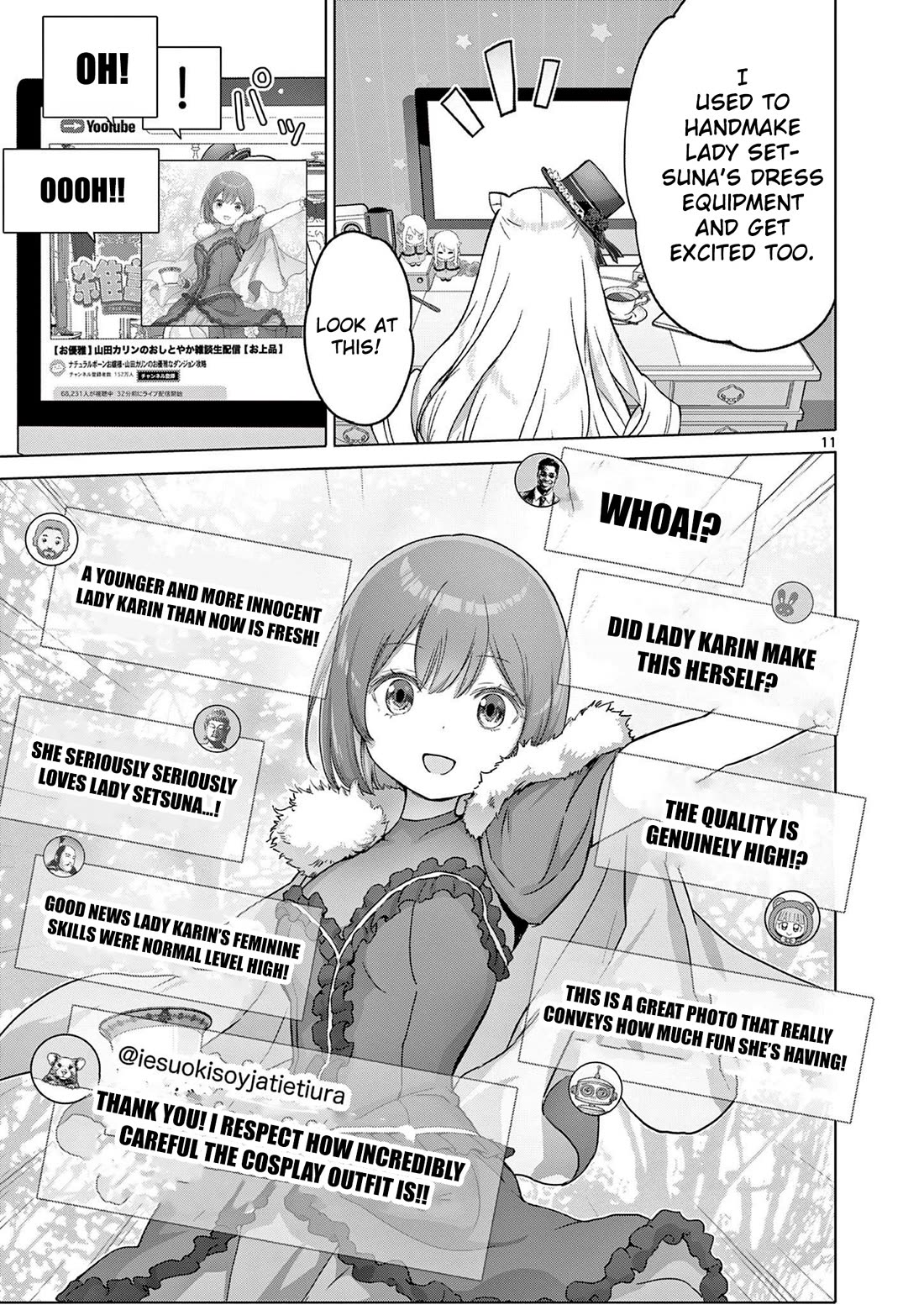 A Bottom-Tier Ojousama Dungeon Streamer Beats Up a Nuisance Streamer, Goes Viral, and Becomes a Legend?! Chapter 9 page 12 - Chapter 9