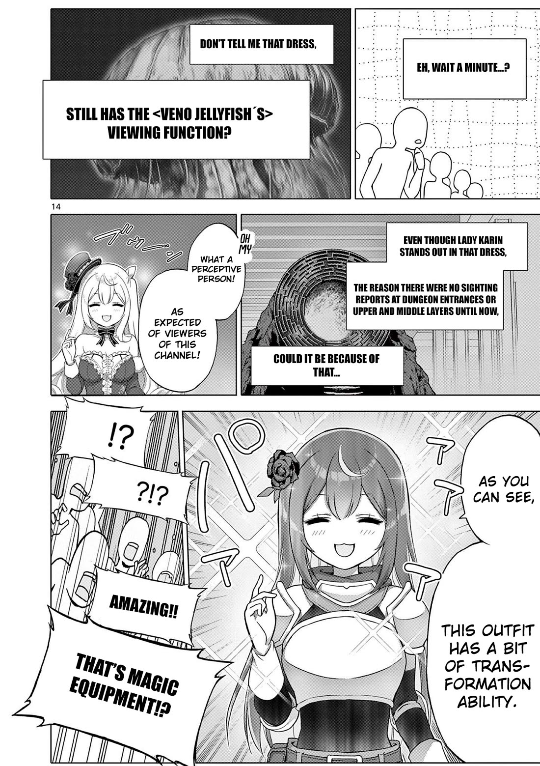 A Bottom-Tier Ojousama Dungeon Streamer Beats Up a Nuisance Streamer, Goes Viral, and Becomes a Legend?! Chapter 9 page 15 - Chapter 9