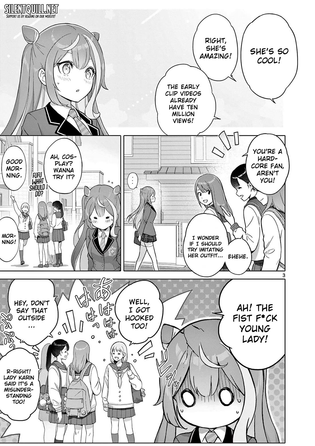 A Bottom-Tier Ojousama Dungeon Streamer Beats Up a Nuisance Streamer, Goes Viral, and Becomes a Legend?! Chapter 9 page 4 - Chapter 9