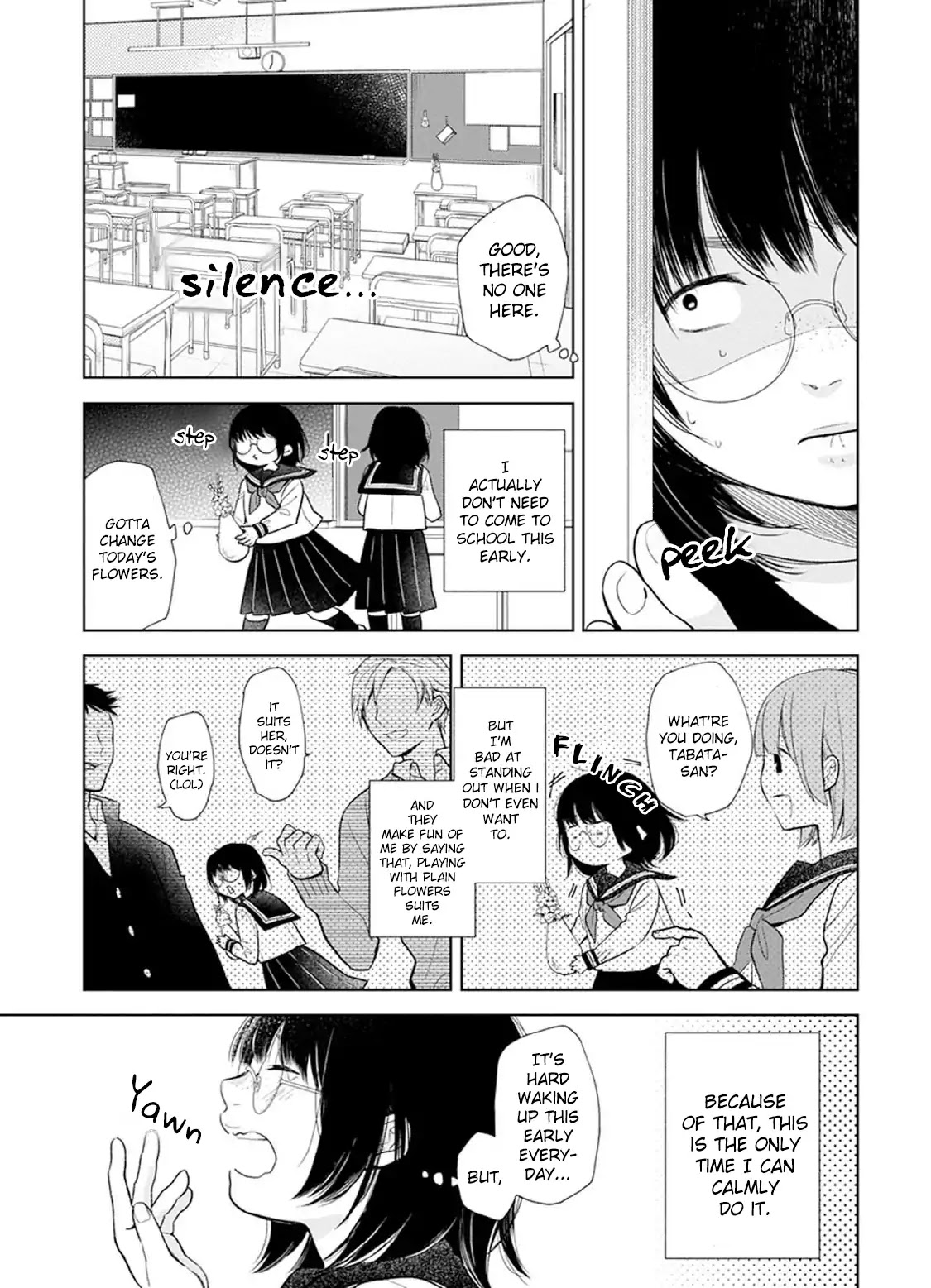 A Bouquet for an Ugly Girl. Chapter 1 page 8 - Chapter 1: An Unpopular Woman And A Riajuu