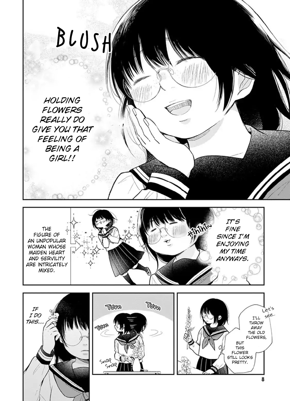 A Bouquet for an Ugly Girl. Chapter 1 page 9 - Chapter 1: An Unpopular Woman And A Riajuu