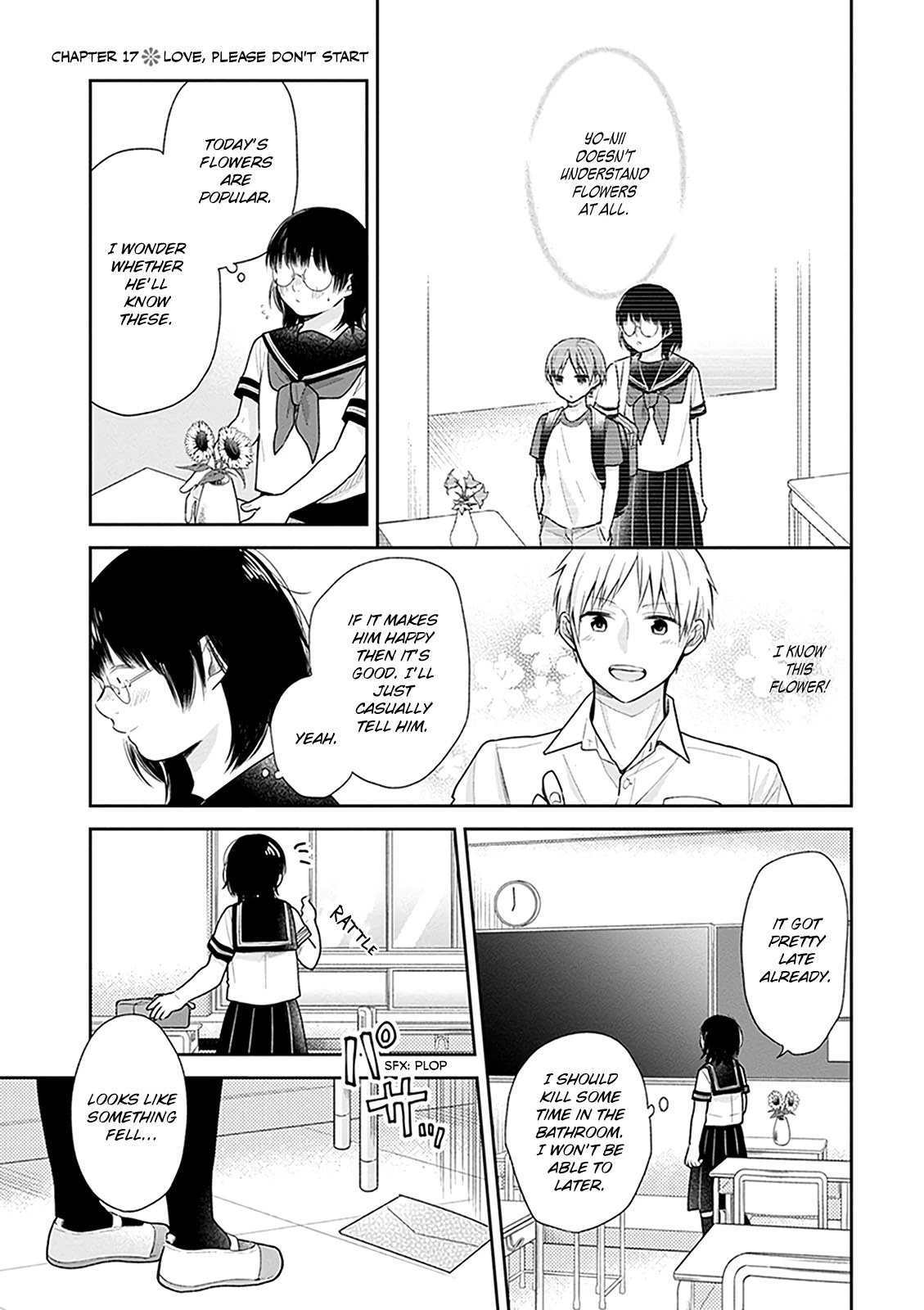 A Bouquet for an Ugly Girl. Chapter 17 page 1 - Chapter 17: Love, Please Don't Start