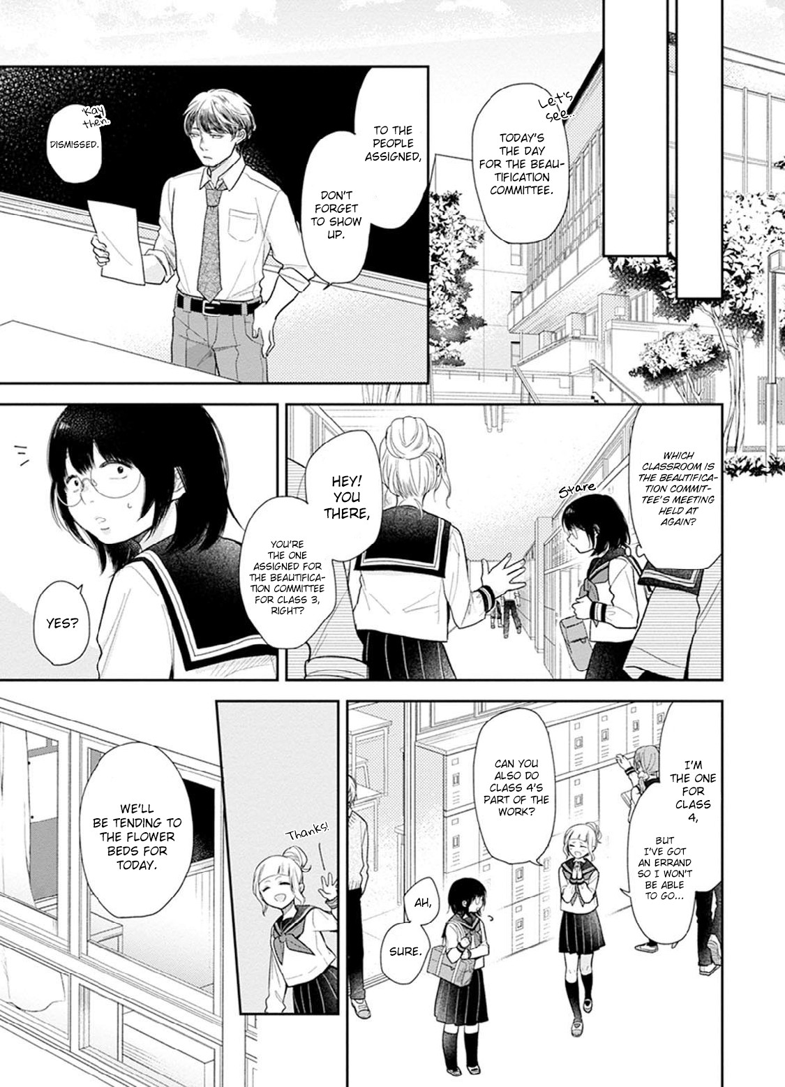 A Bouquet for an Ugly Girl. Chapter 2 page 9 - Chapter 2: A Way To Measure The Distance With An Honest Person