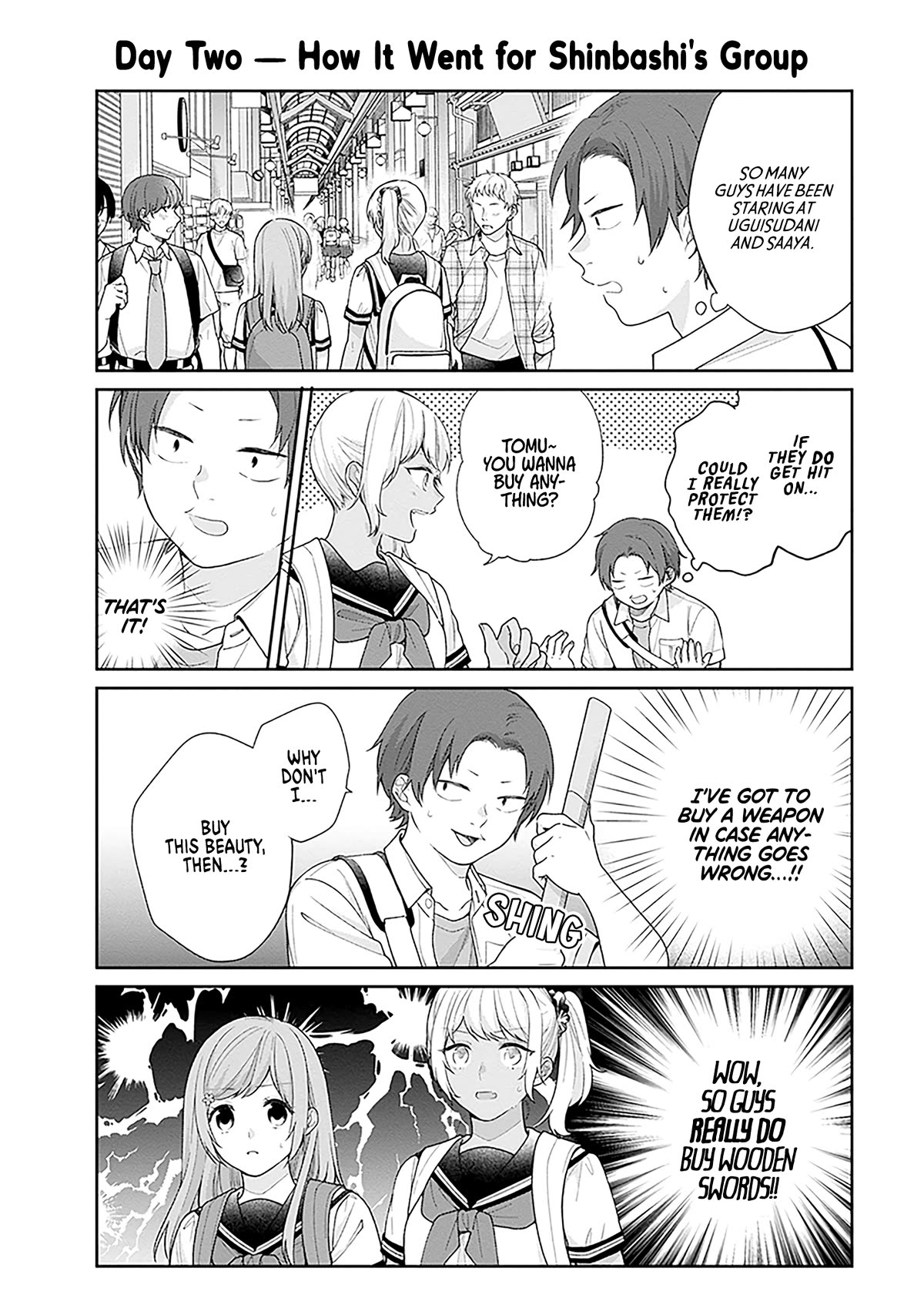 A Bouquet for an Ugly Girl. Chapter 56.5 page 4 - Chapter 56.5: School Trip 4-koma Extras