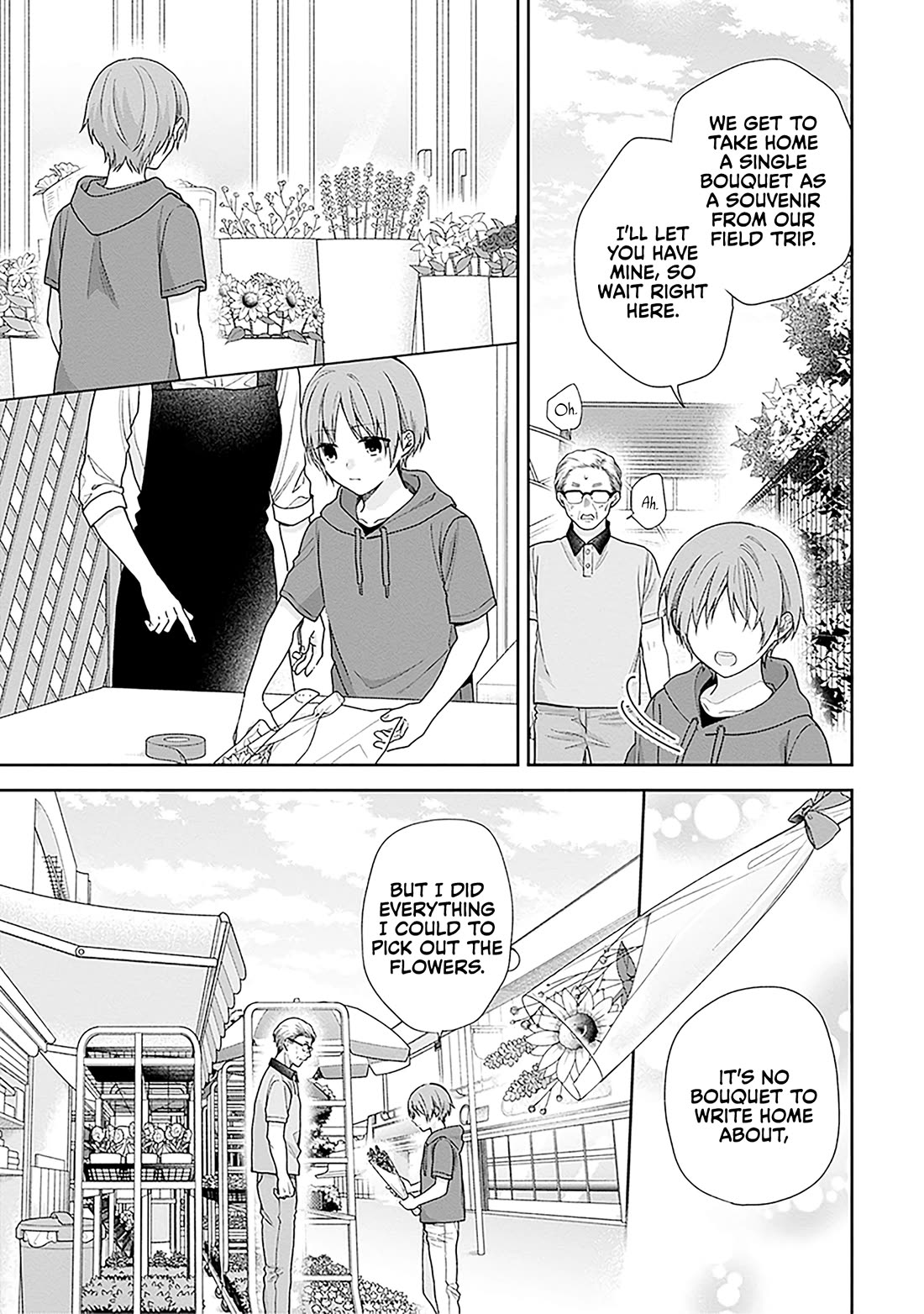 A Bouquet for an Ugly Girl. Chapter 57 page 21 - Chapter 57: I'll Grow Up Someday, So Wait for Me.