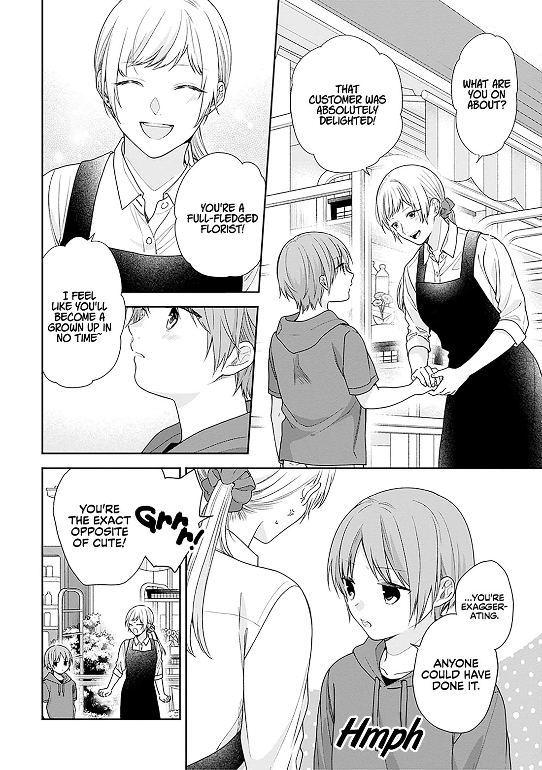 A Bouquet for an Ugly Girl. Chapter 57 page 24 - Chapter 57: I'll Grow Up Someday, So Wait for Me.