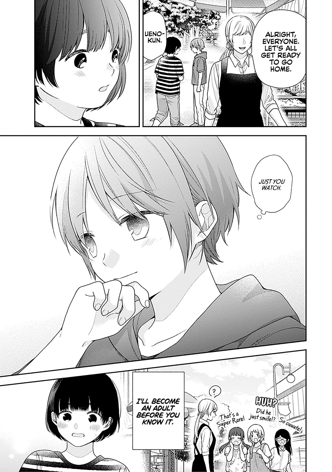 A Bouquet for an Ugly Girl. Chapter 57 page 25 - Chapter 57: I'll Grow Up Someday, So Wait for Me.