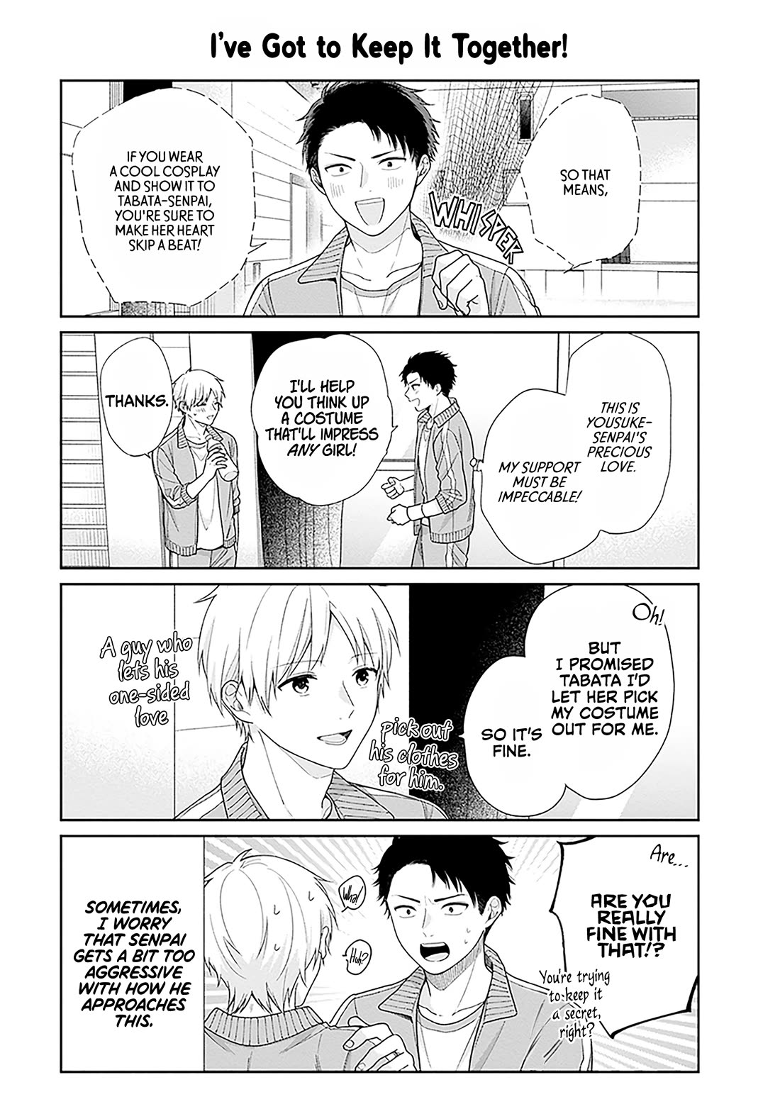 A Bouquet for an Ugly Girl. Chapter 67.5 page 3 - Chapter 67.5: Senpai's Love
