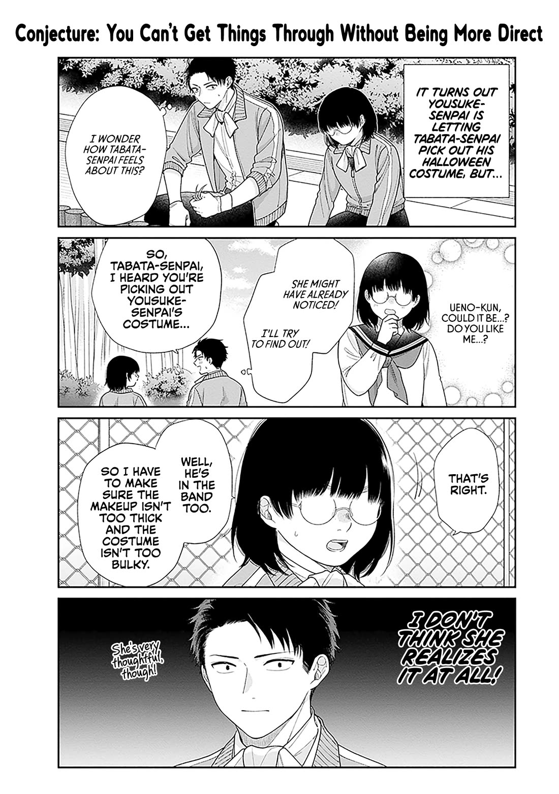 A Bouquet for an Ugly Girl. Chapter 67.5 page 4 - Chapter 67.5: Senpai's Love