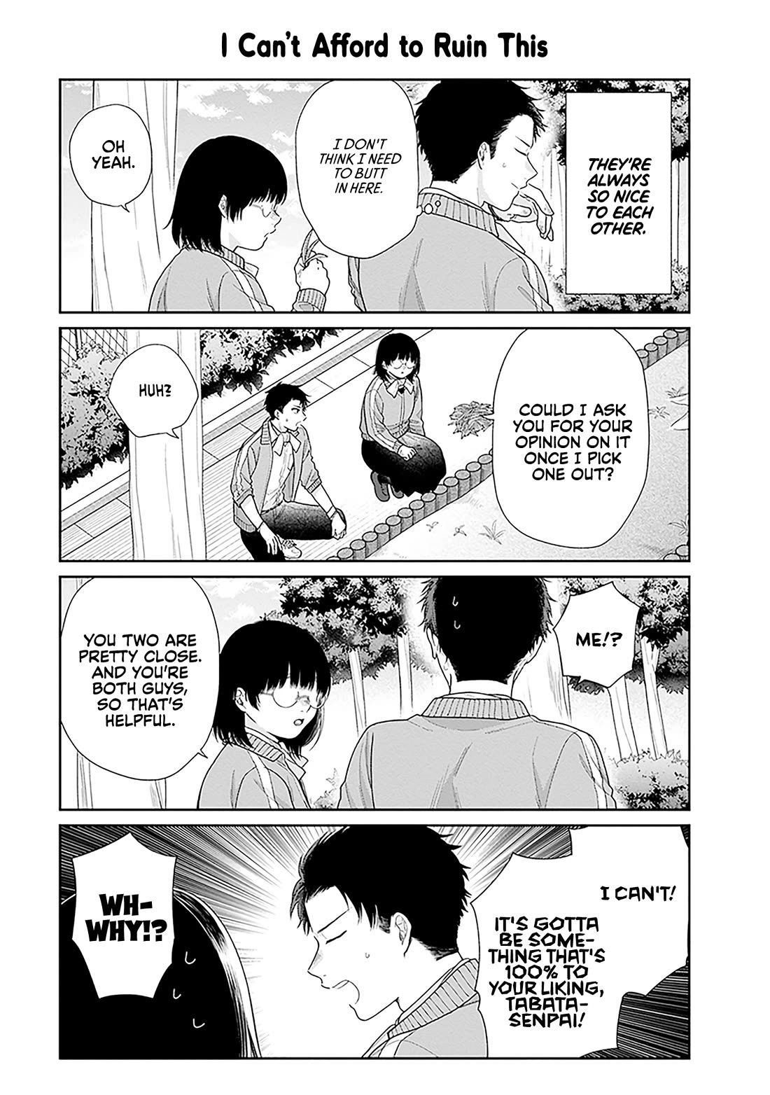 A Bouquet for an Ugly Girl. Chapter 67.5 page 5 - Chapter 67.5: Senpai's Love