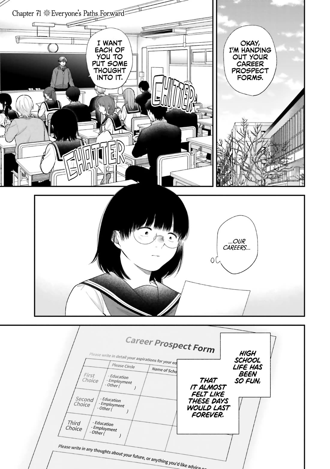 A Bouquet for an Ugly Girl. Chapter 71 page 1 - Chapter 71: Everyone's Paths Forward