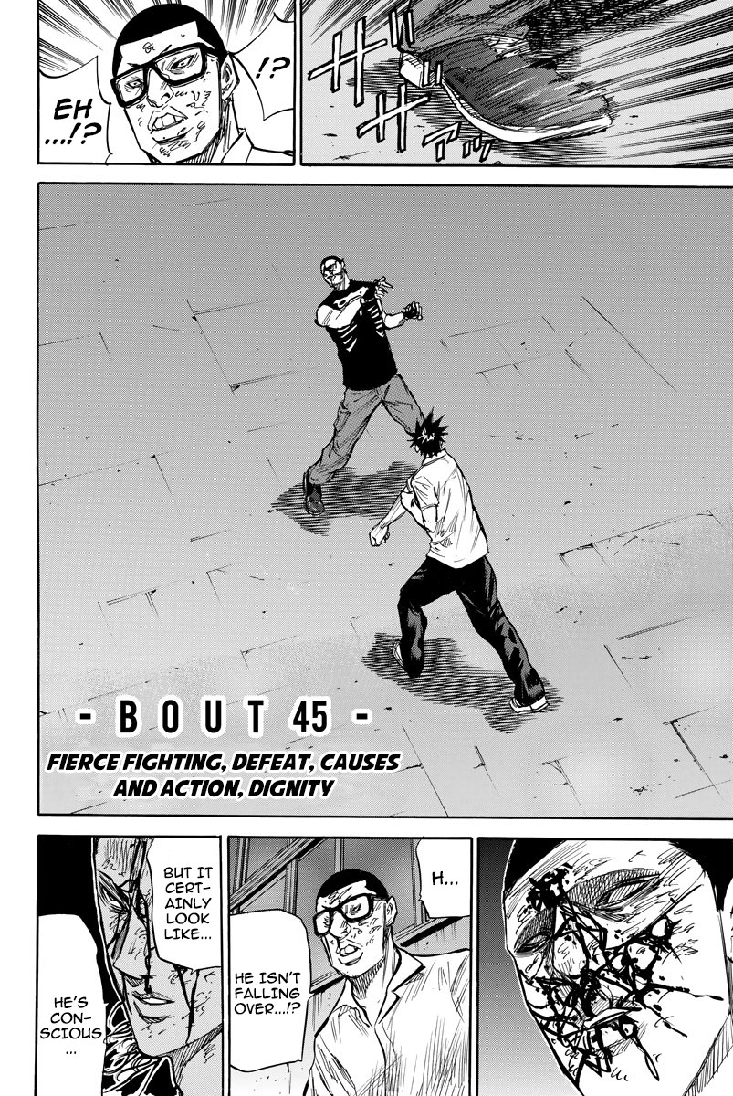 A-bout! Chapter 45 page 2 - Chapter 45: Fierce Fighting, Defeat, Causes and Action, Dignity