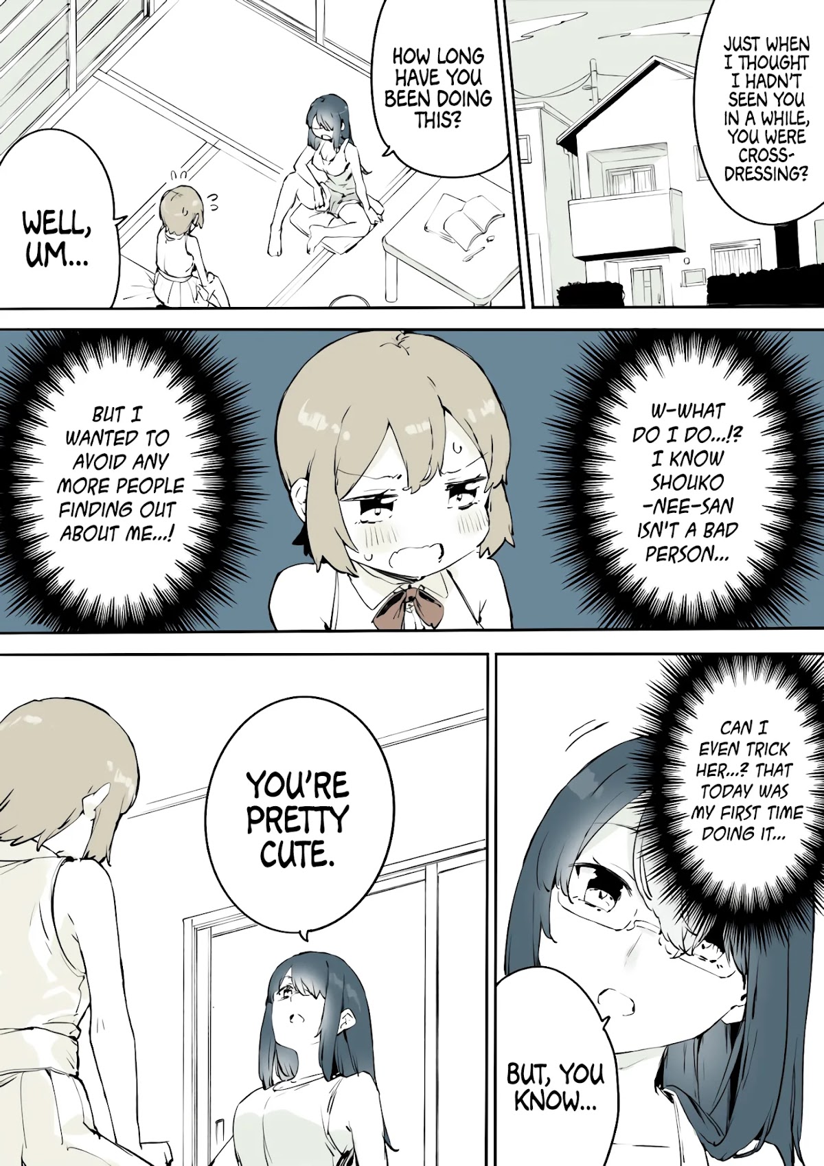 A Boy That Can't Stop Crossdressing Chapter 10 page 5 - Chapter 10: A Crossdressing Boy Goes to Visit His Best Friend.