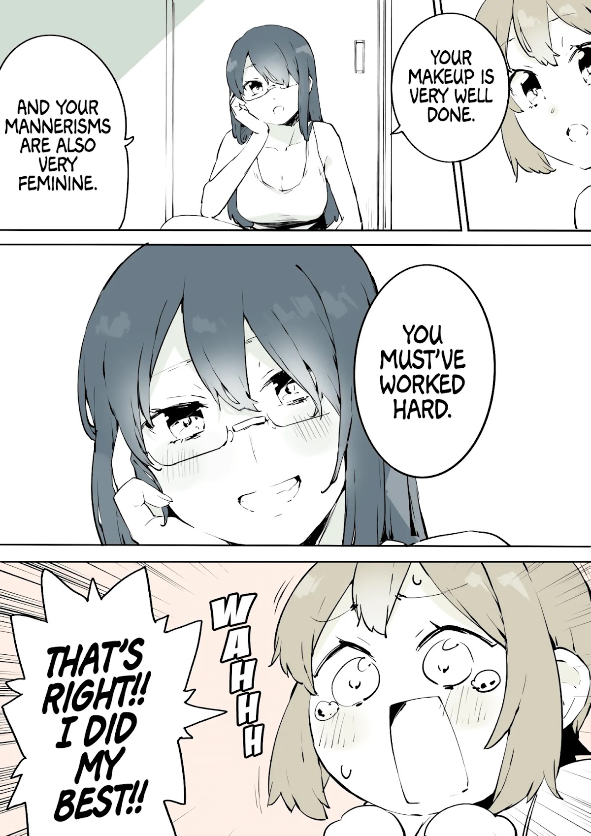 A Boy That Can't Stop Crossdressing Chapter 10 page 6 - Chapter 10: A Crossdressing Boy Goes to Visit His Best Friend.