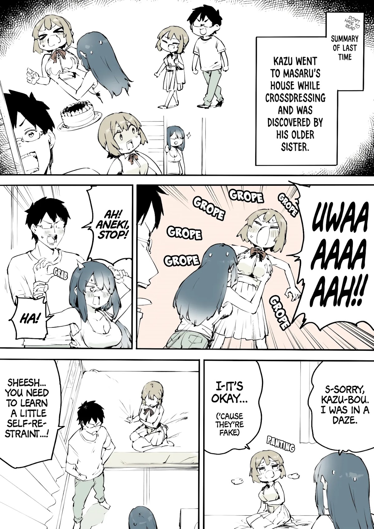 A Boy That Can't Stop Crossdressing Chapter 11 page 1 - Chapter 11: A Crossdressing Boy Visits His Friend's House 2