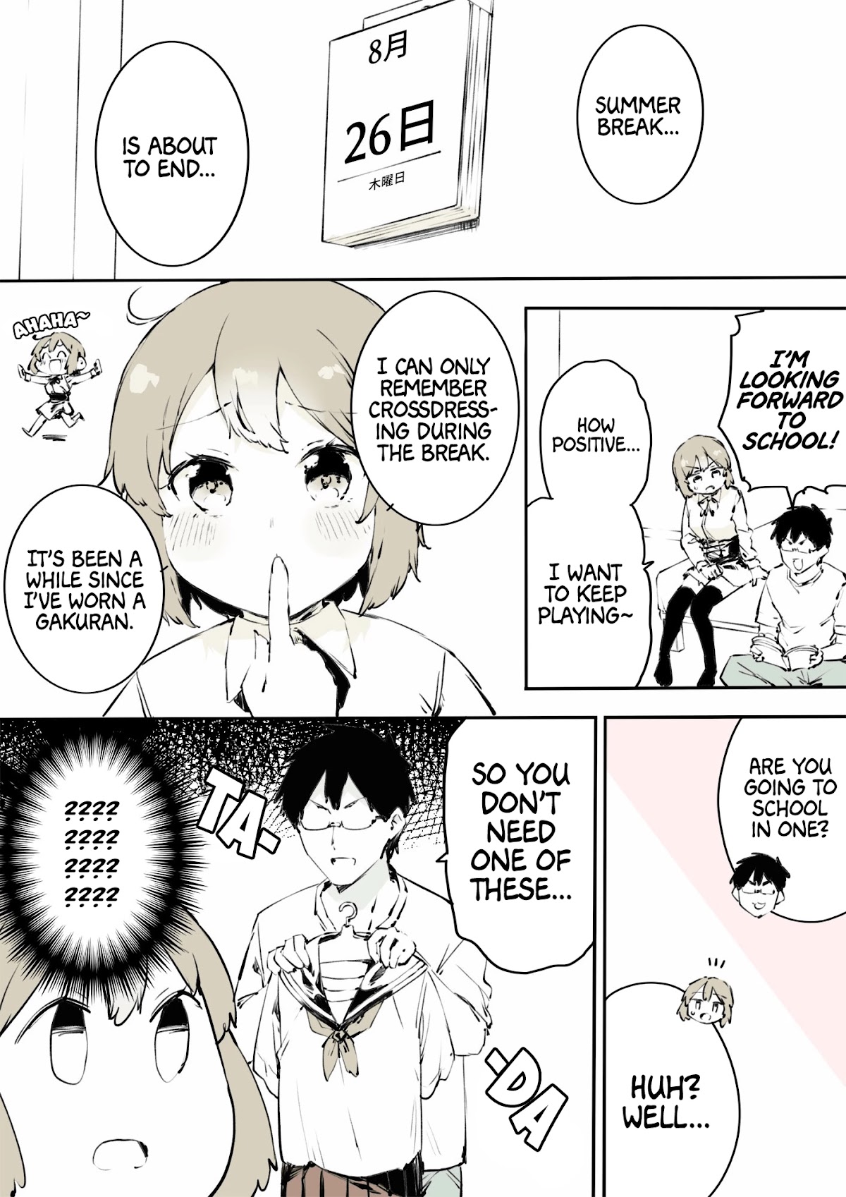 A Boy That Can't Stop Crossdressing Chapter 17 page 1 - Chapter 17