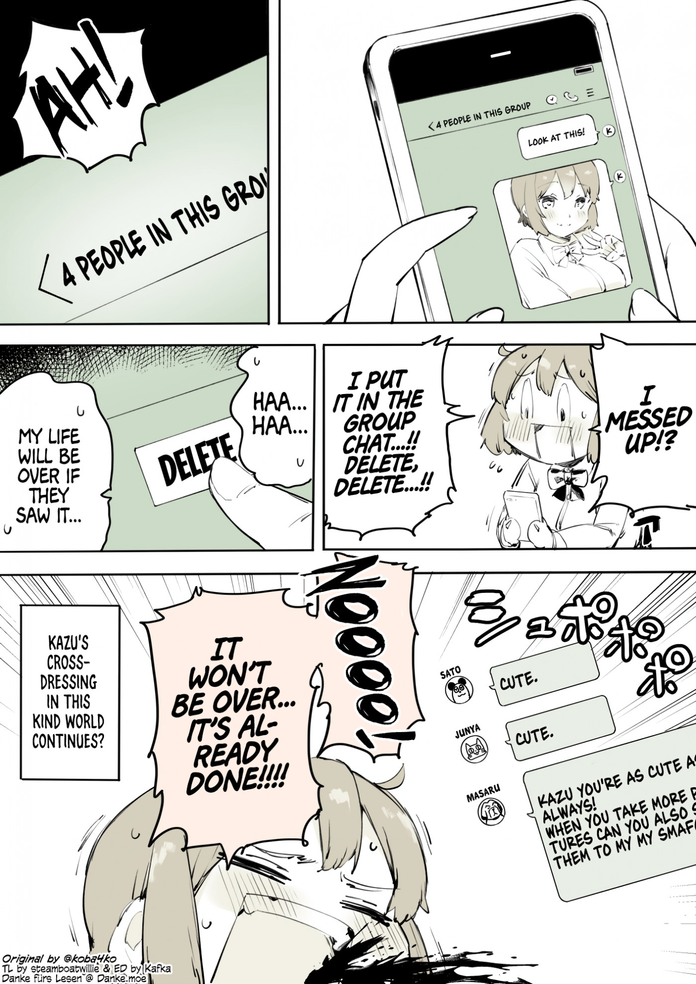 A Boy That Can't Stop Crossdressing Chapter 22 page 4 - Chapter 22: A Crossdressing Boy Messes Up