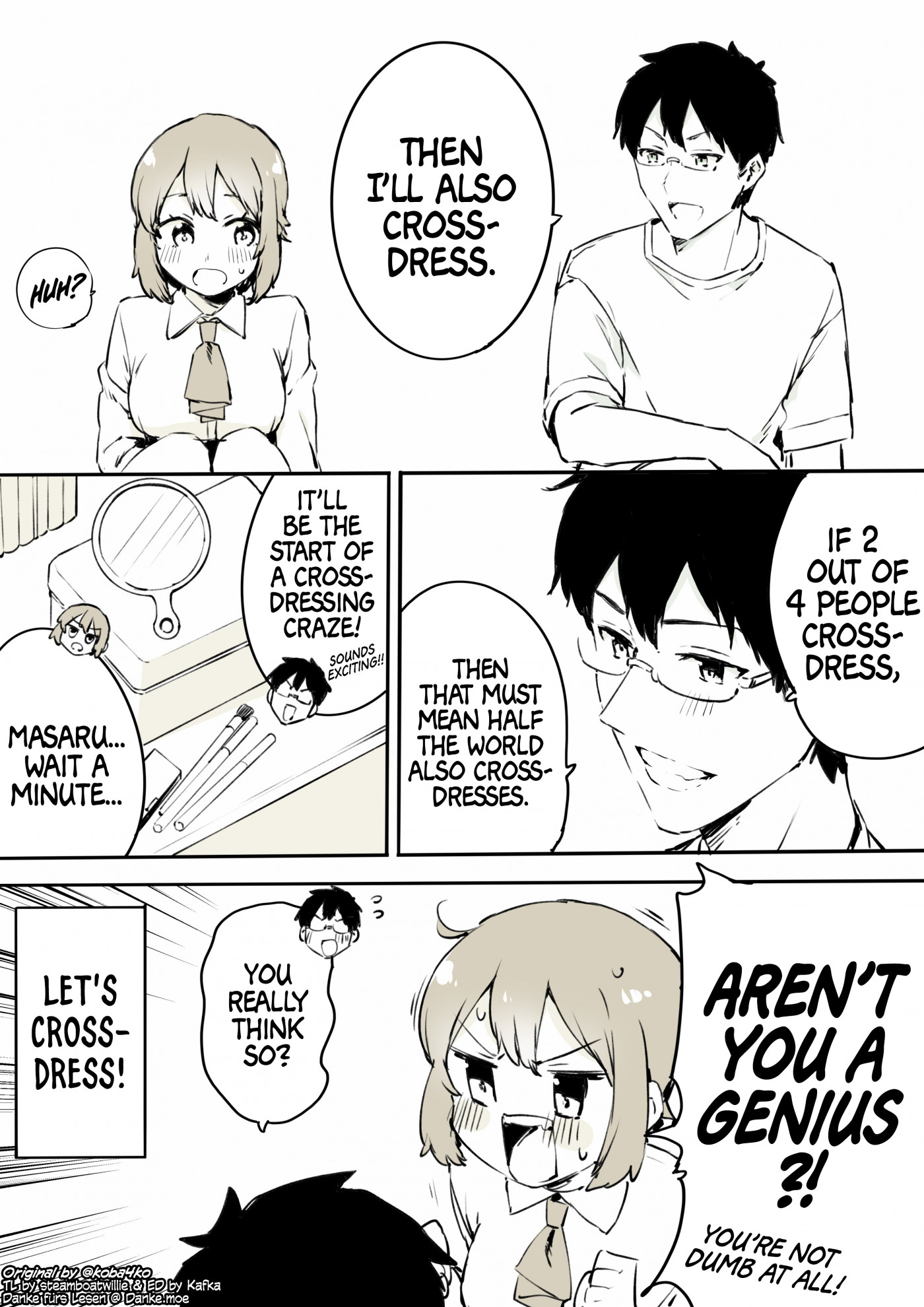 A Boy That Can't Stop Crossdressing Chapter 23 page 4 - Chapter 23: A Crossdressing Boy Worries About Being Exposed