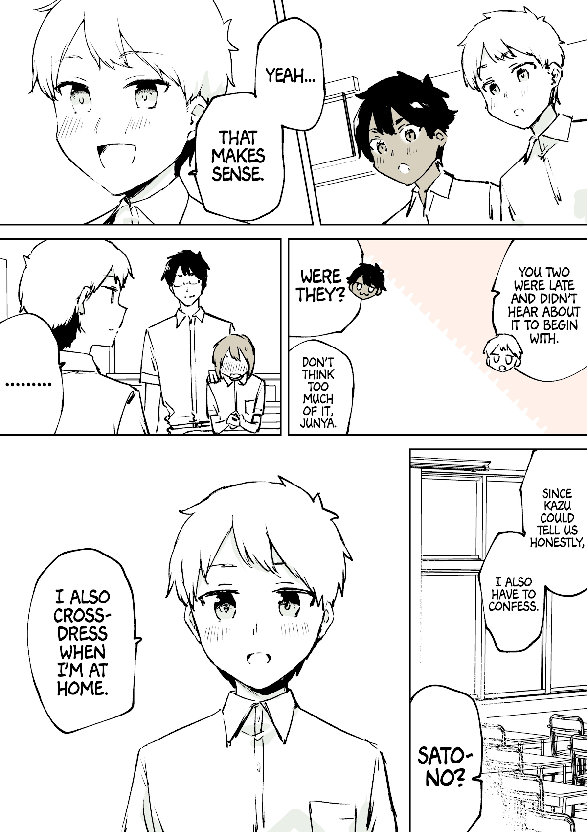 A Boy That Can't Stop Crossdressing Chapter 24 page 6 - Chapter 24: Humanity's Crossdressing Boys Plan
