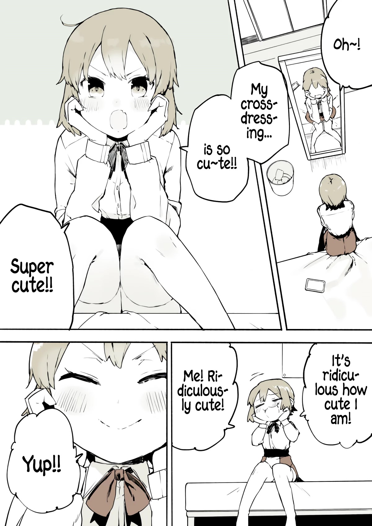 A Boy That Can't Stop Crossdressing Chapter 4 page 1 - Chapter 4