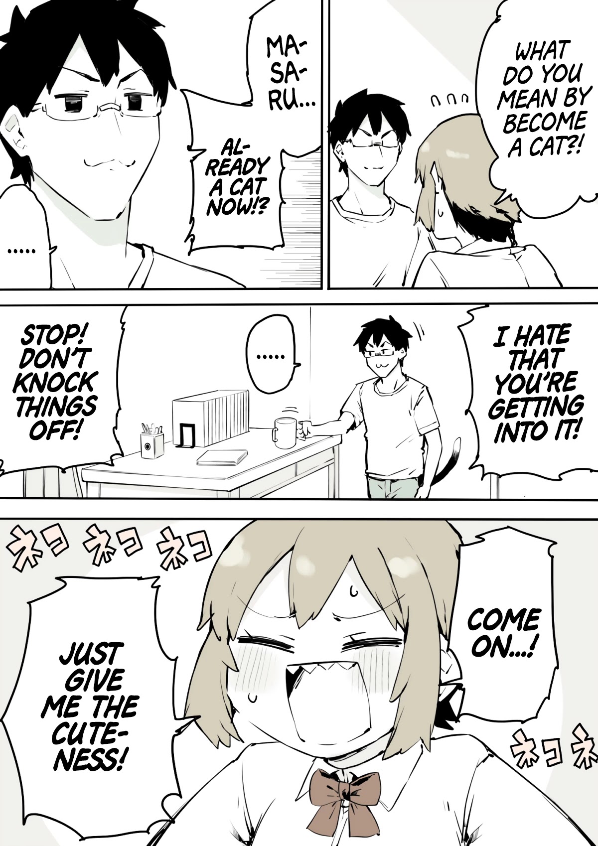 A Boy That Can't Stop Crossdressing Chapter 7 page 2 - Chapter 7: A Crossdressing Boy Becomes a Cat