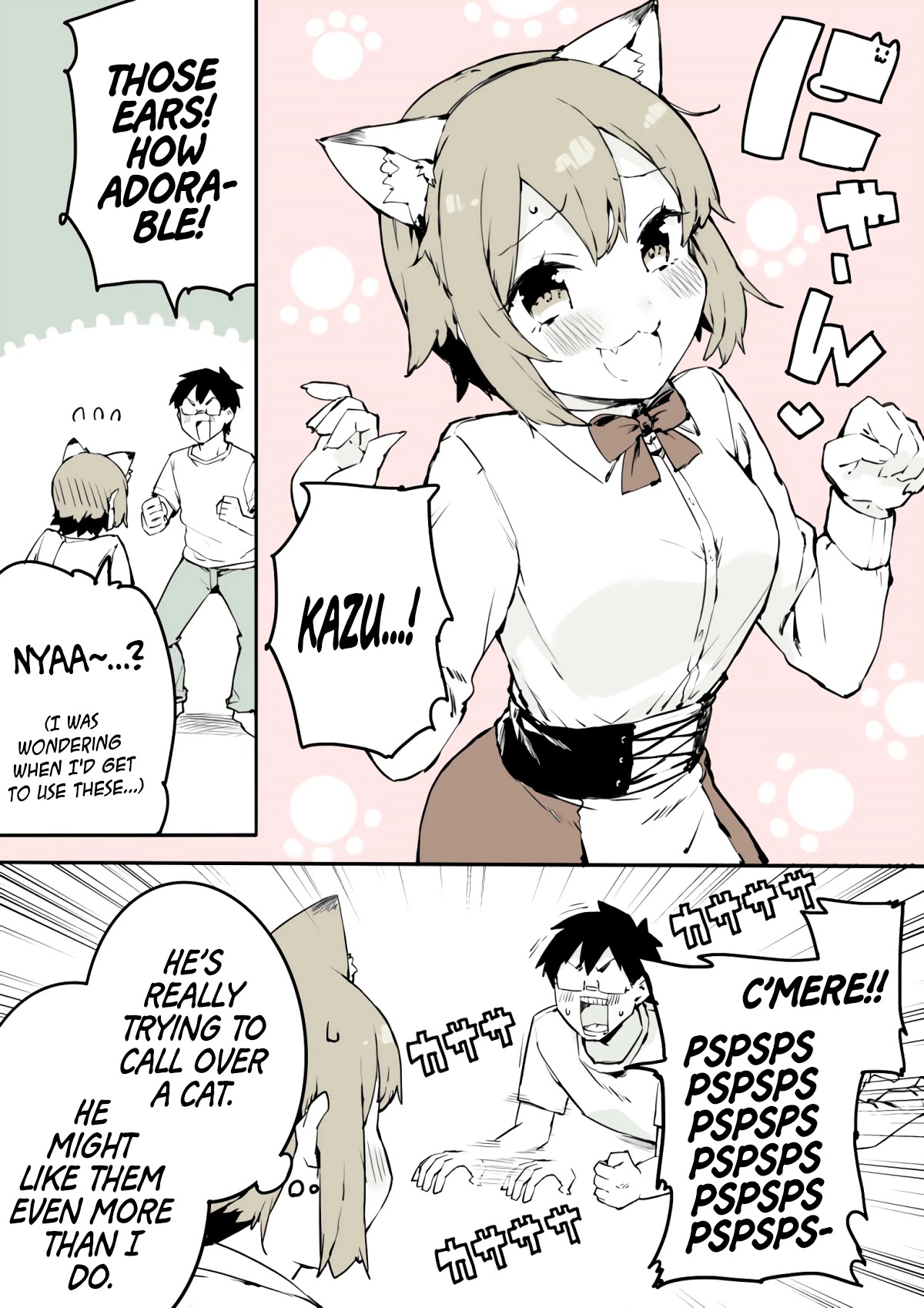 A Boy That Can't Stop Crossdressing Chapter 7 page 4 - Chapter 7: A Crossdressing Boy Becomes a Cat