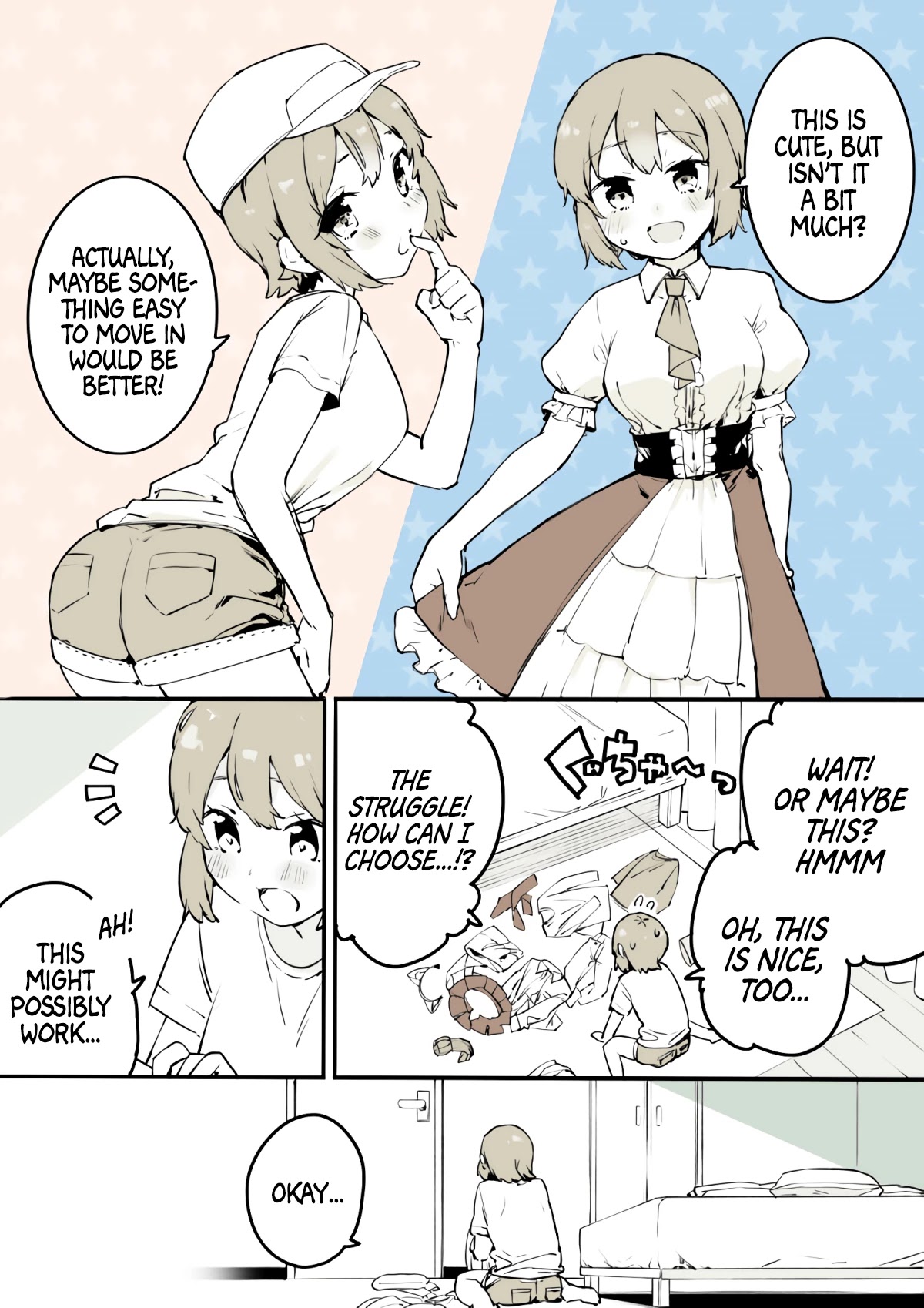 A Boy That Can't Stop Crossdressing Chapter 9 page 2 - Chapter 9: A Crossdressing Boy Struggles Choosing What to Wear