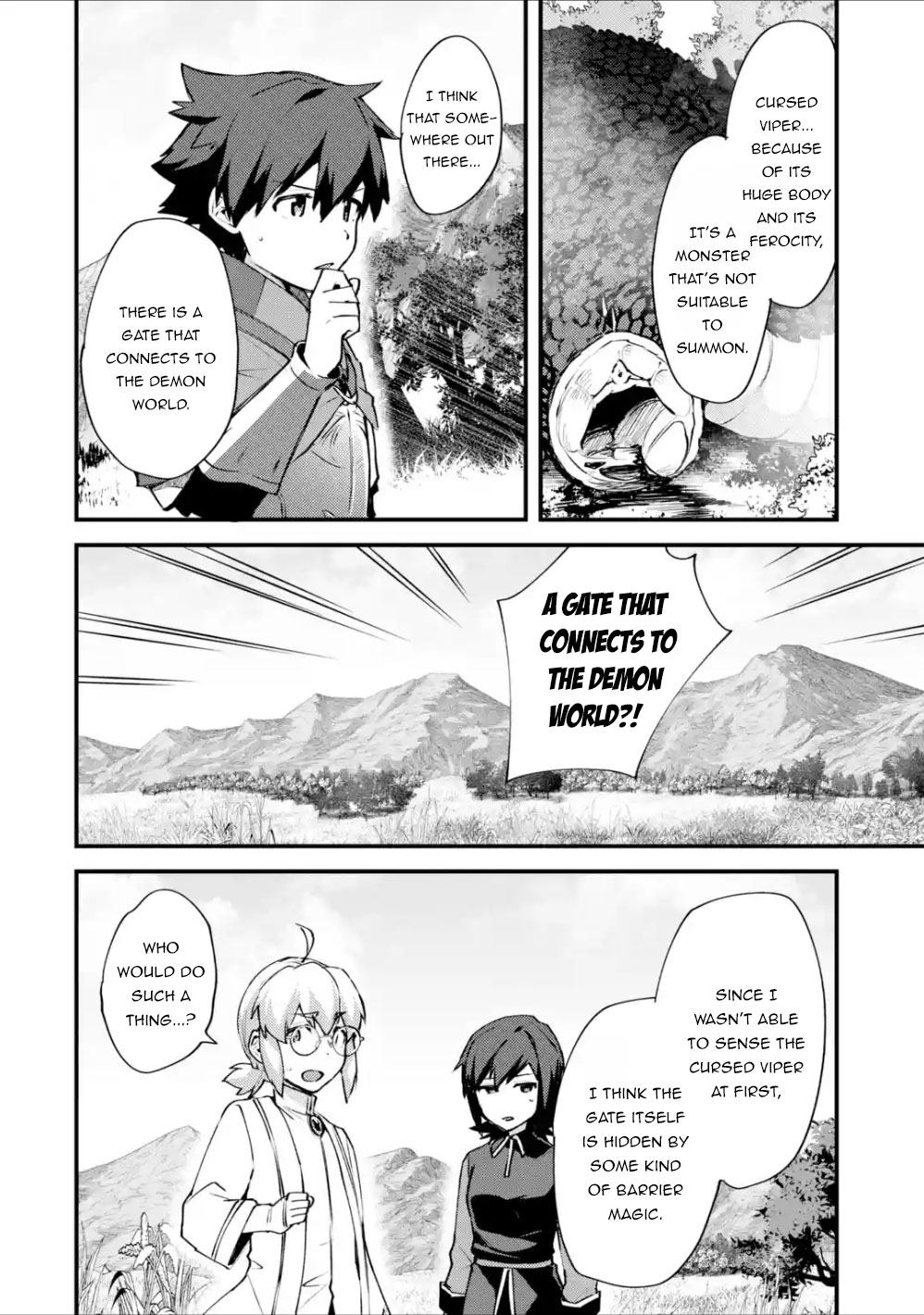 A Boy Who Has Been Reincarnated Twice Spends Peacefully as an S-Rank Adventurer, ~ I who was a Sage and a Hero of Previous World, Will Live in Peacefullness in the Next World~ Chapter 10 page 26 - Chapter 10: The Demon's World Gate and The Demon