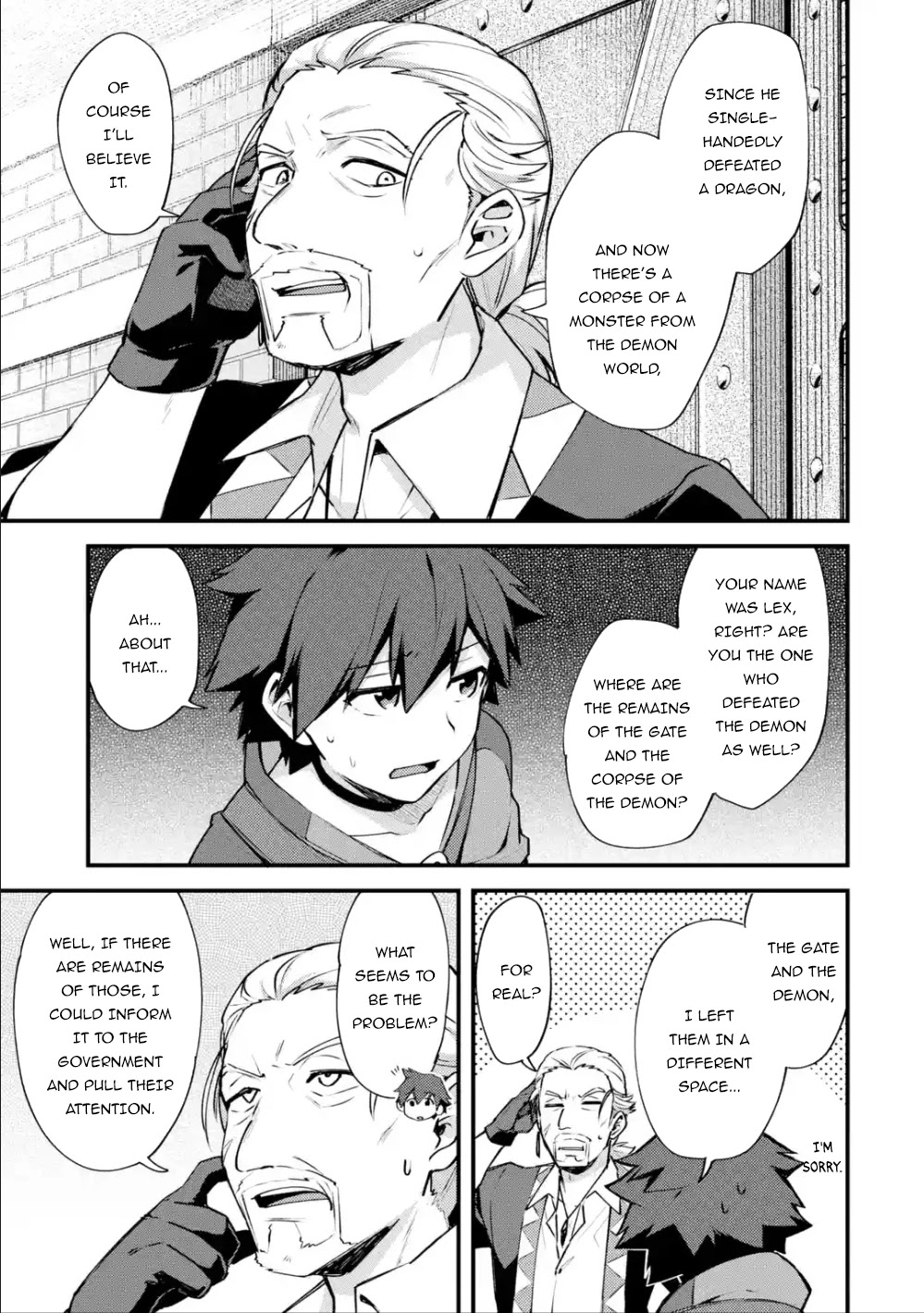 A Boy Who Has Been Reincarnated Twice Spends Peacefully as an S-Rank Adventurer, ~ I who was a Sage and a Hero of Previous World, Will Live in Peacefullness in the Next World~ Chapter 13 page 14 - Chapter 13: B-Rank Promotion and a premonition of departure