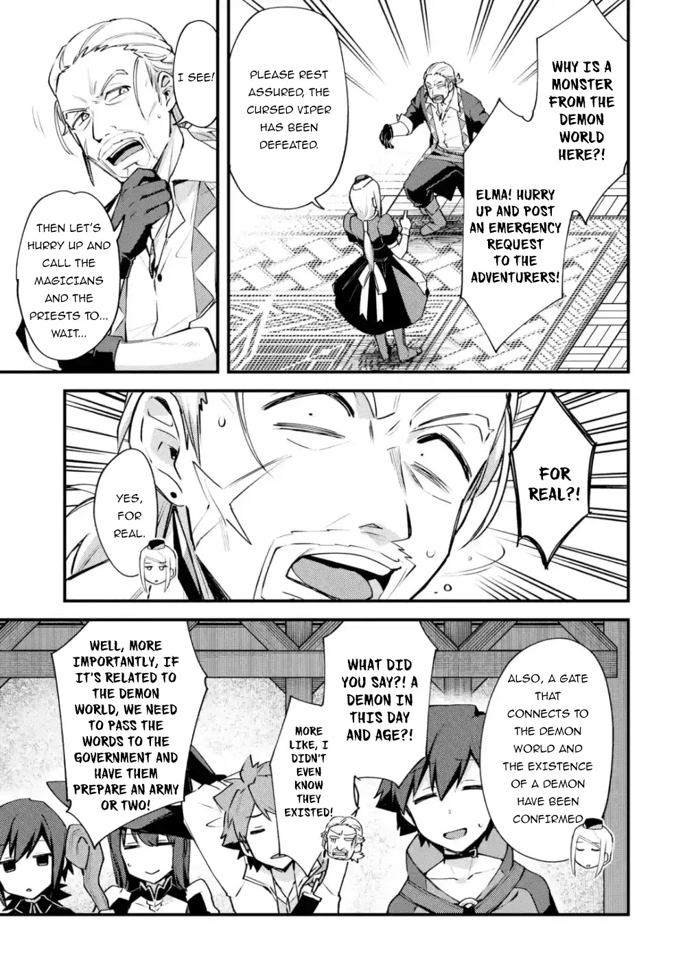 A Boy Who Has Been Reincarnated Twice Spends Peacefully as an S-Rank Adventurer, ~ I who was a Sage and a Hero of Previous World, Will Live in Peacefullness in the Next World~ Chapter 13 page 8 - Chapter 13: B-Rank Promotion and a premonition of departure