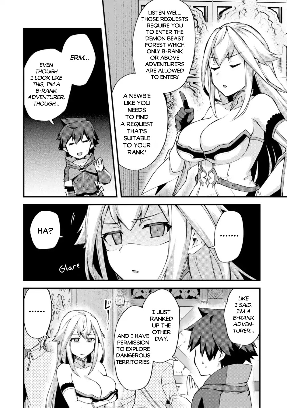 A Boy Who Has Been Reincarnated Twice Spends Peacefully as an S-Rank Adventurer, ~ I who was a Sage and a Hero of Previous World, Will Live in Peacefullness in the Next World~ Chapter 15 page 11 - Chapter 15: A new encounter and the newcomer's baptism