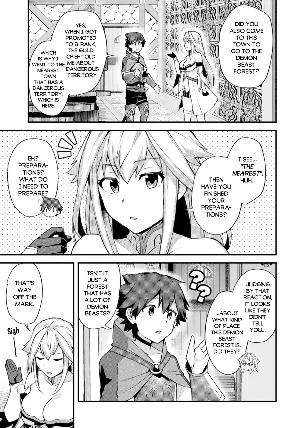 A Boy Who Has Been Reincarnated Twice Spends Peacefully as an S-Rank Adventurer, ~ I who was a Sage and a Hero of Previous World, Will Live in Peacefullness in the Next World~ Chapter 15 page 14 - Chapter 15: A new encounter and the newcomer's baptism