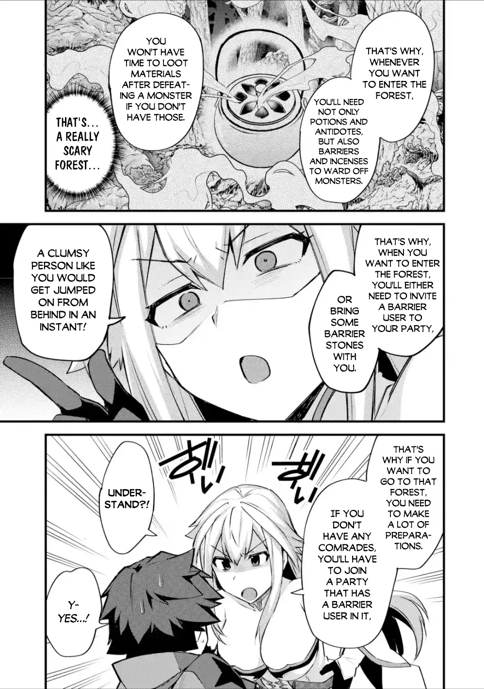 A Boy Who Has Been Reincarnated Twice Spends Peacefully as an S-Rank Adventurer, ~ I who was a Sage and a Hero of Previous World, Will Live in Peacefullness in the Next World~ Chapter 15 page 16 - Chapter 15: A new encounter and the newcomer's baptism