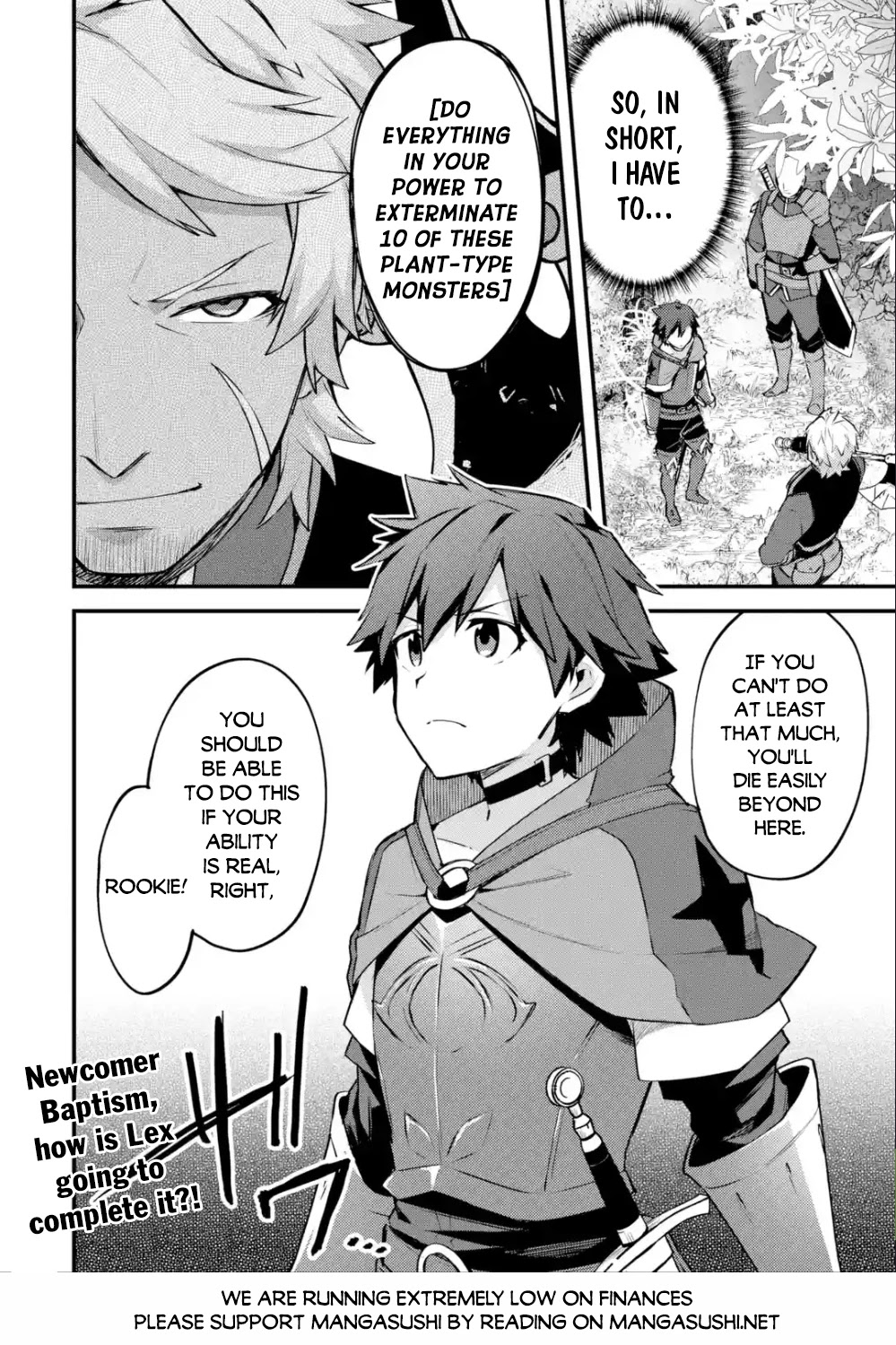 A Boy Who Has Been Reincarnated Twice Spends Peacefully as an S-Rank Adventurer, ~ I who was a Sage and a Hero of Previous World, Will Live in Peacefullness in the Next World~ Chapter 15 page 33 - Chapter 15: A new encounter and the newcomer's baptism