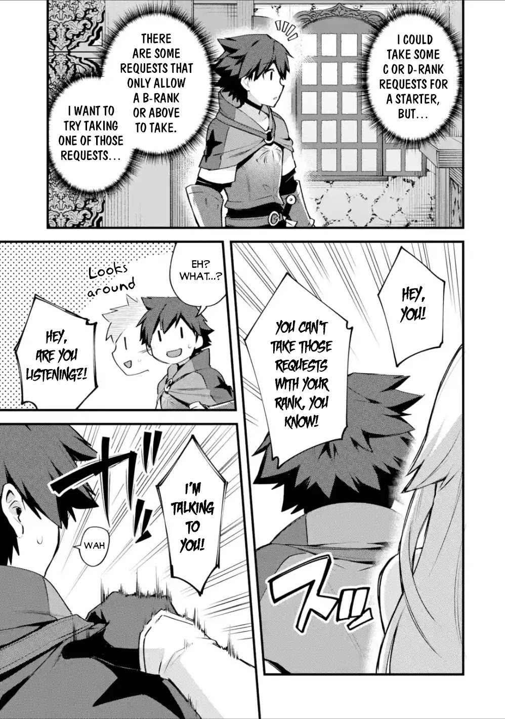 A Boy Who Has Been Reincarnated Twice Spends Peacefully as an S-Rank Adventurer, ~ I who was a Sage and a Hero of Previous World, Will Live in Peacefullness in the Next World~ Chapter 15 page 8 - Chapter 15: A new encounter and the newcomer's baptism