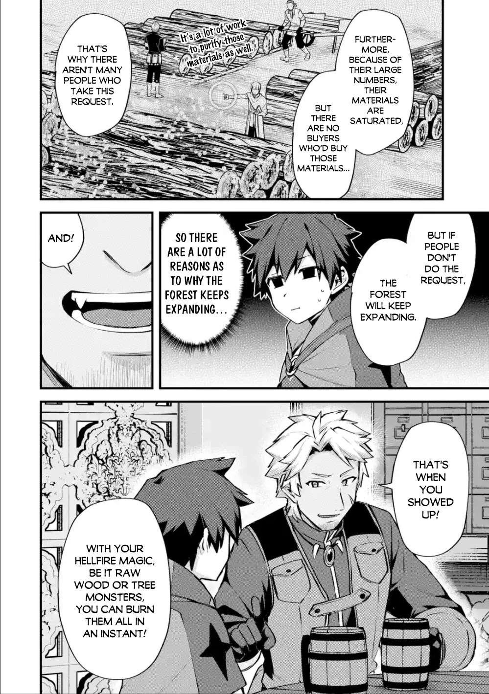 A Boy Who Has Been Reincarnated Twice Spends Peacefully as an S-Rank Adventurer, ~ I who was a Sage and a Hero of Previous World, Will Live in Peacefullness in the Next World~ Chapter 16 page 12 - Chapter 16: The newcomer's baptism and a new request