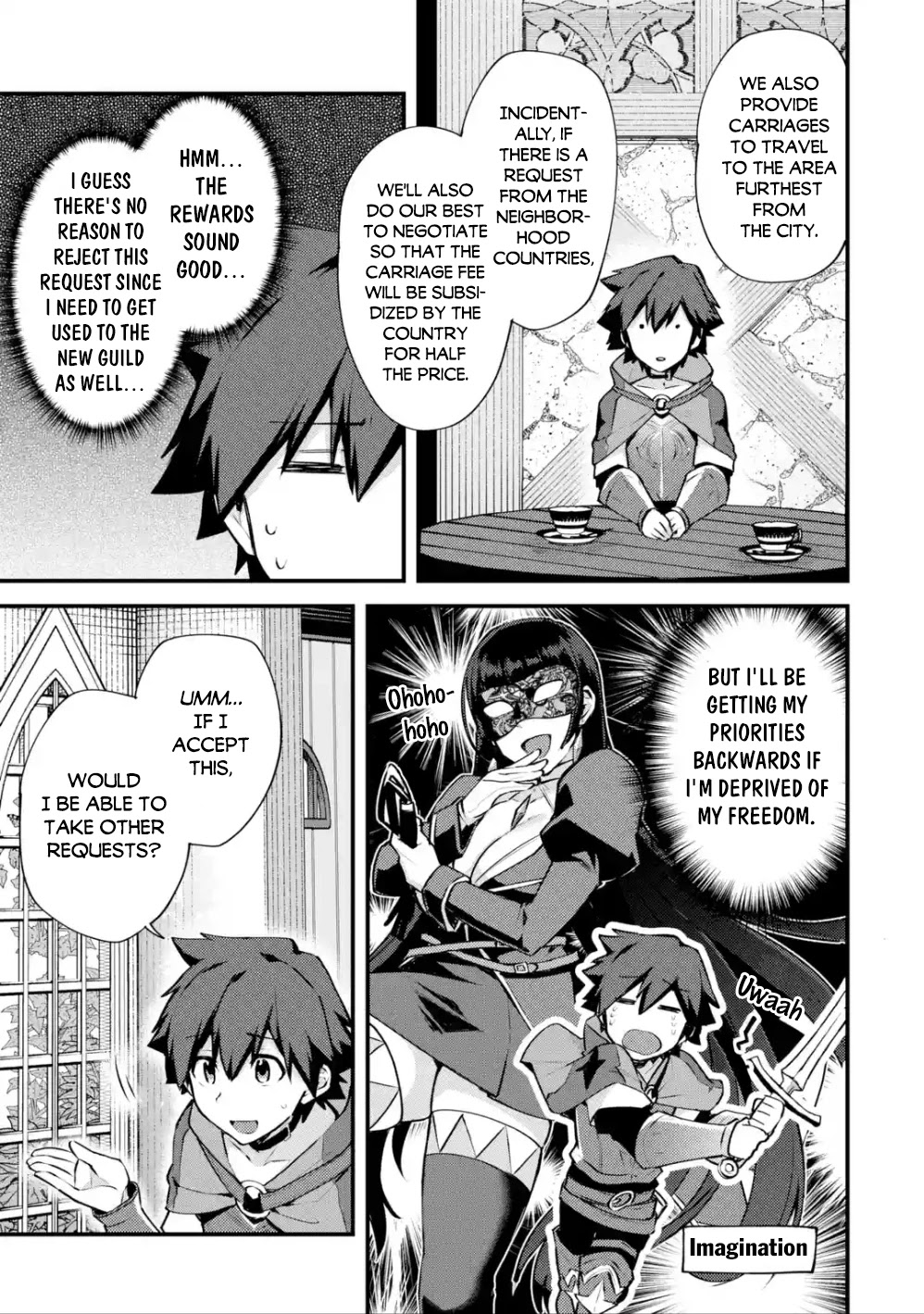 A Boy Who Has Been Reincarnated Twice Spends Peacefully as an S-Rank Adventurer, ~ I who was a Sage and a Hero of Previous World, Will Live in Peacefullness in the Next World~ Chapter 16 page 27 - Chapter 16: The newcomer's baptism and a new request