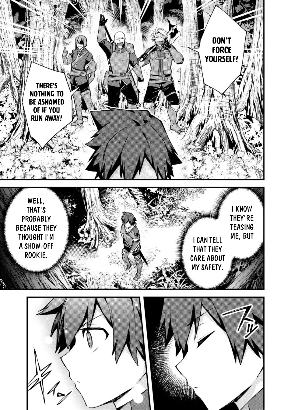 A Boy Who Has Been Reincarnated Twice Spends Peacefully as an S-Rank Adventurer, ~ I who was a Sage and a Hero of Previous World, Will Live in Peacefullness in the Next World~ Chapter 16 page 4 - Chapter 16: The newcomer's baptism and a new request