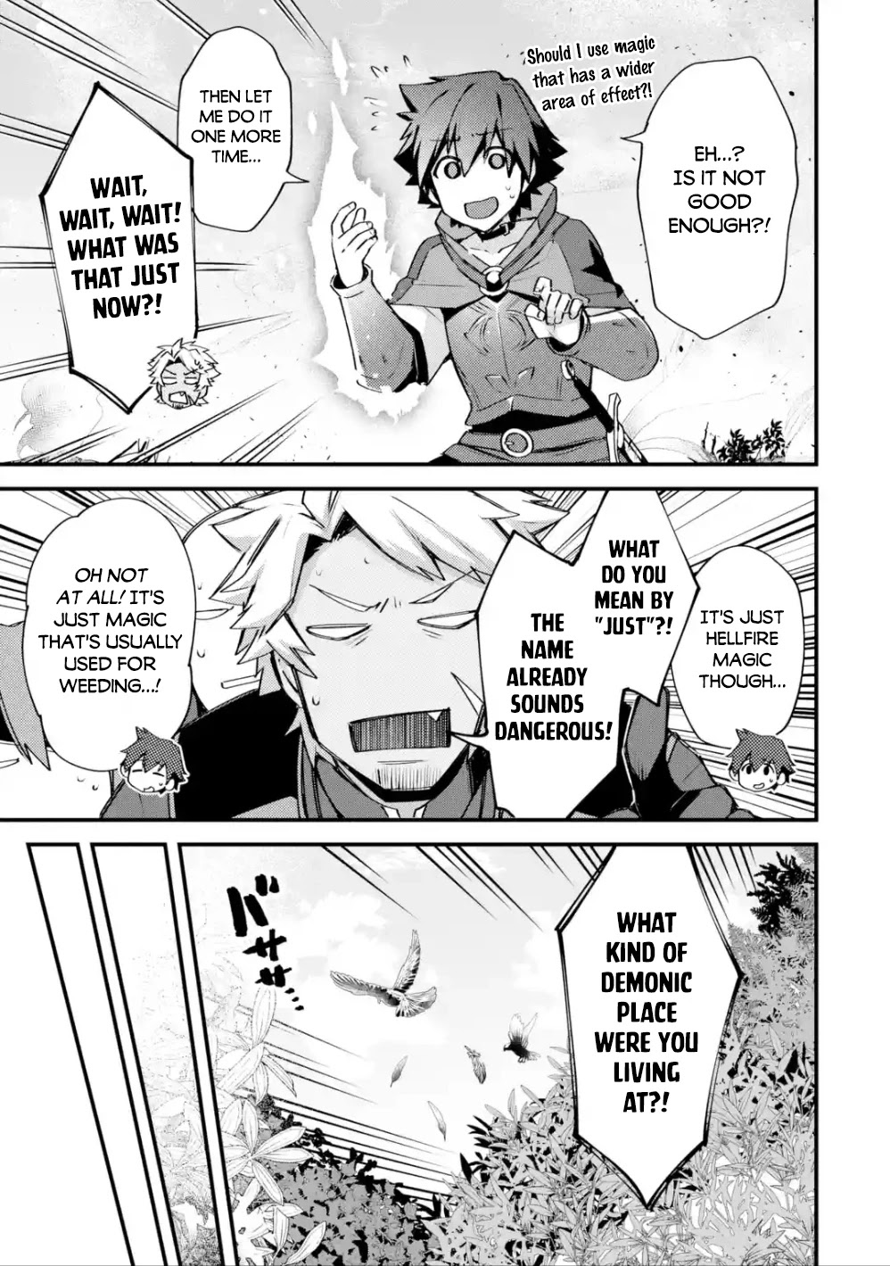 A Boy Who Has Been Reincarnated Twice Spends Peacefully as an S-Rank Adventurer, ~ I who was a Sage and a Hero of Previous World, Will Live in Peacefullness in the Next World~ Chapter 16 page 9 - Chapter 16: The newcomer's baptism and a new request